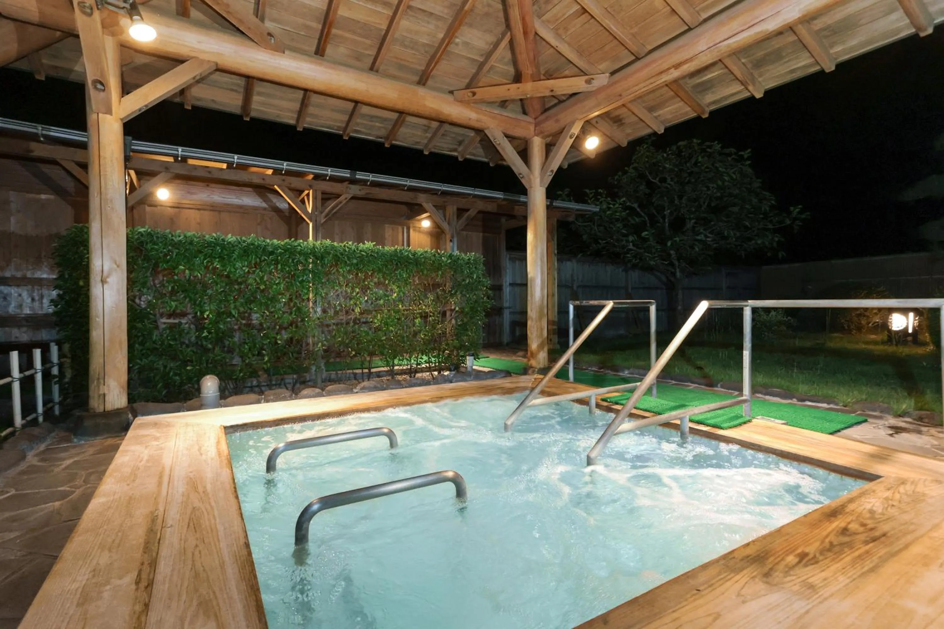 Open Air Bath in Ichinomata Onsen Grand Hotel