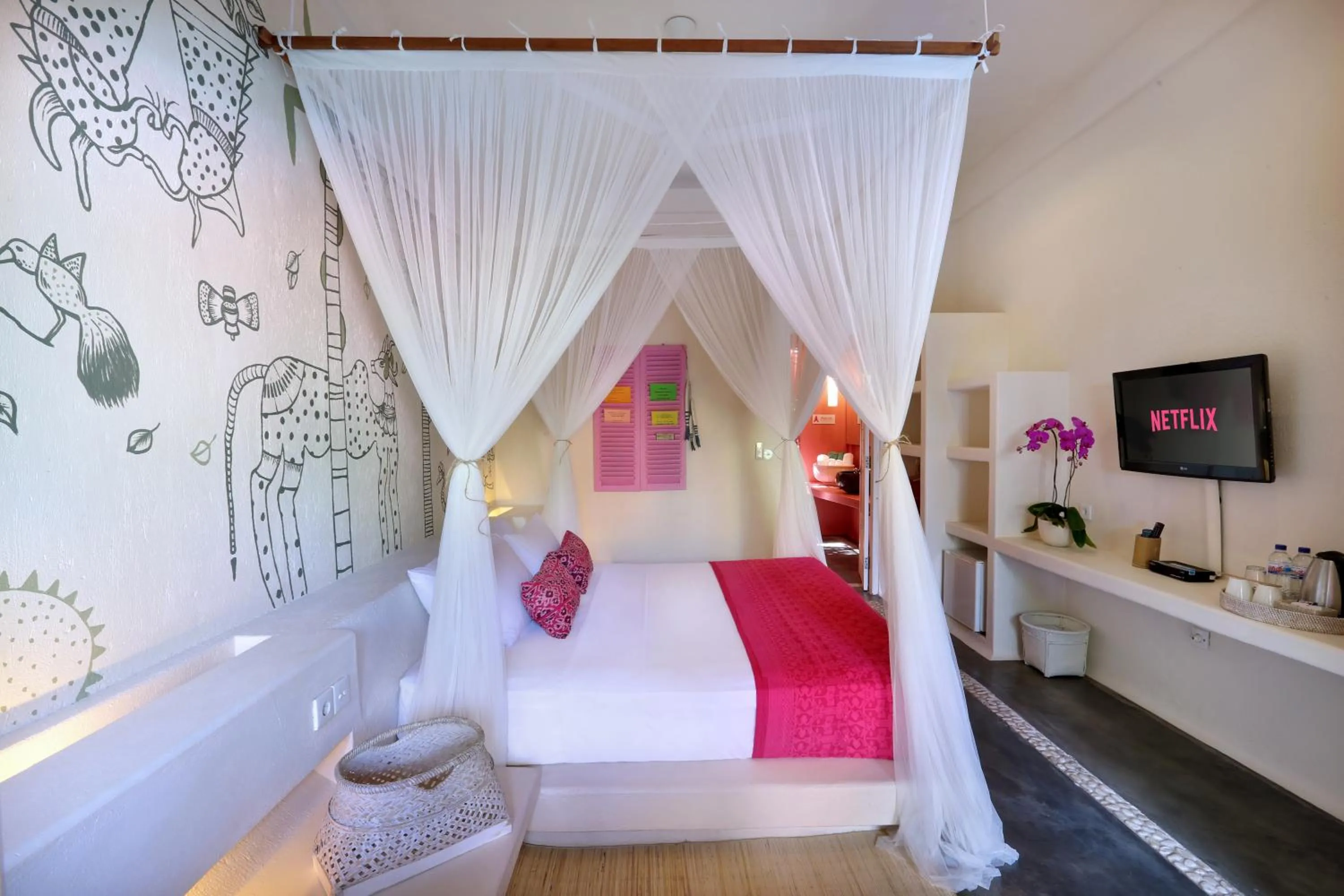 Bed in PinkCoco Uluwatu - Constant Surprises & for Cool Adults Only