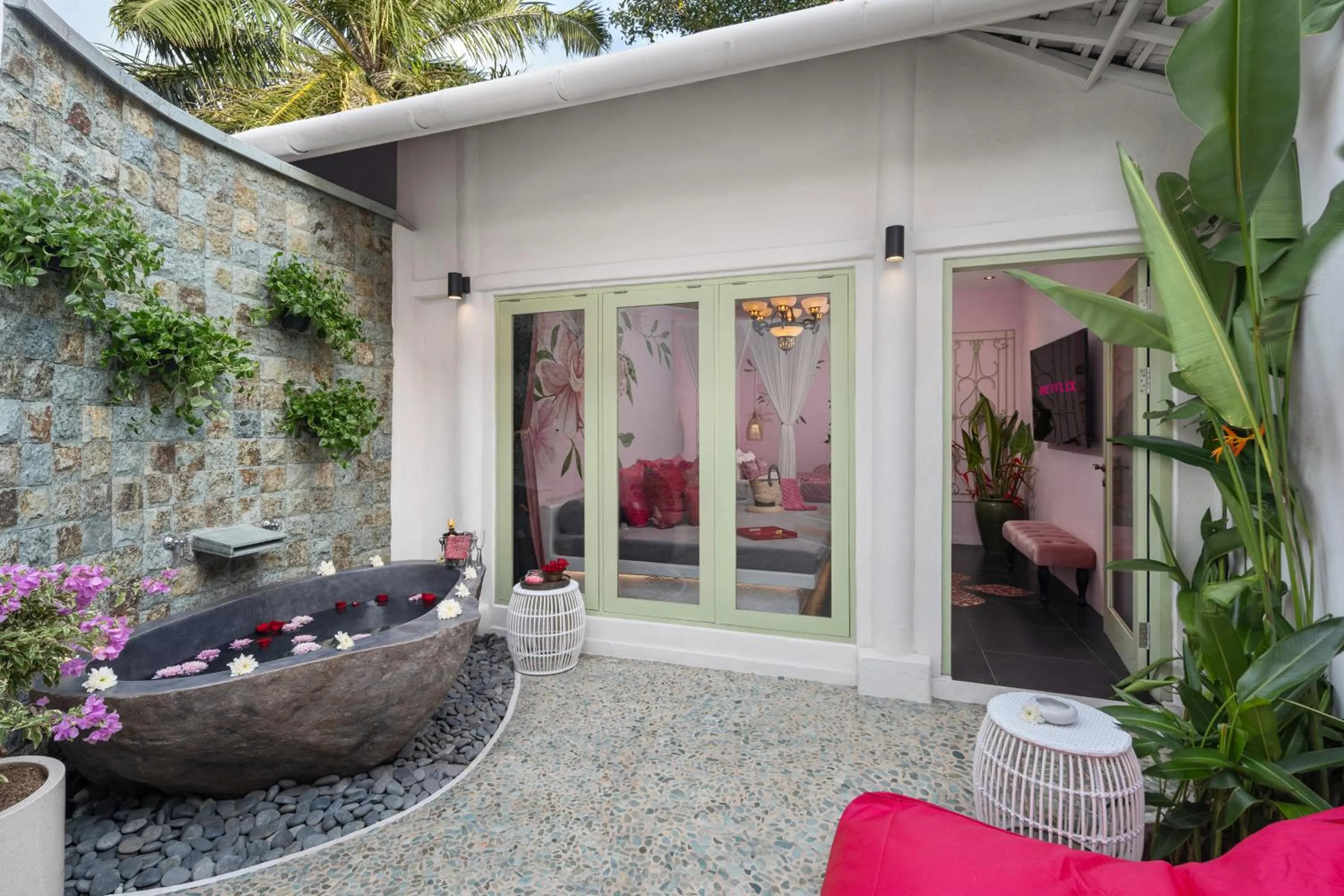 Balcony/Terrace in PinkCoco Uluwatu - Constant Surprises & for Cool Adults Only