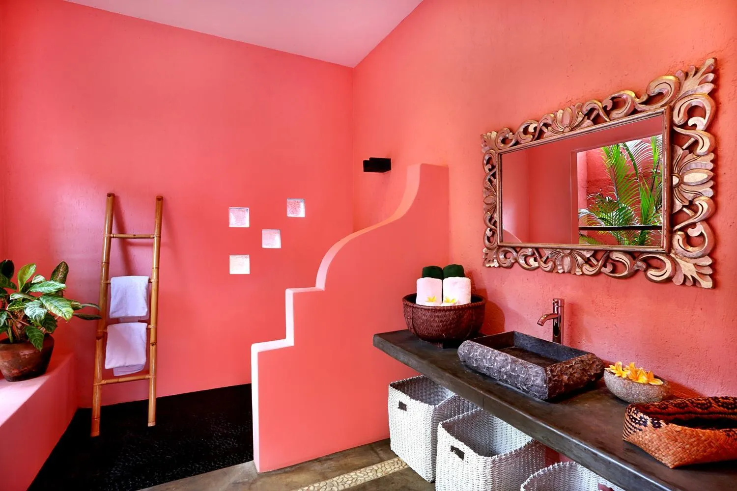 Bathroom in PinkCoco Uluwatu - Constant Surprises & for Cool Adults Only
