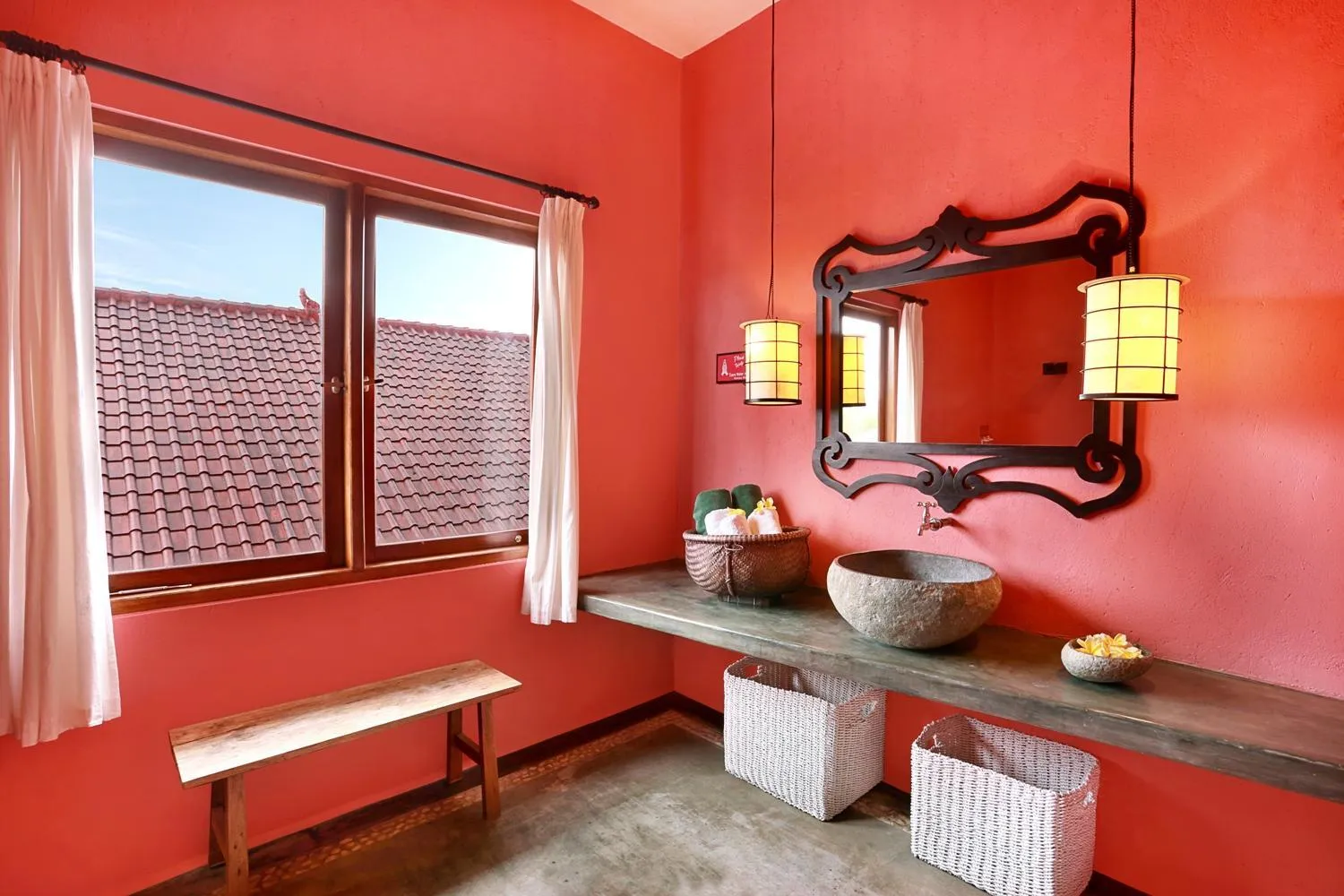 Bathroom in PinkCoco Uluwatu - Constant Surprises & for Cool Adults Only