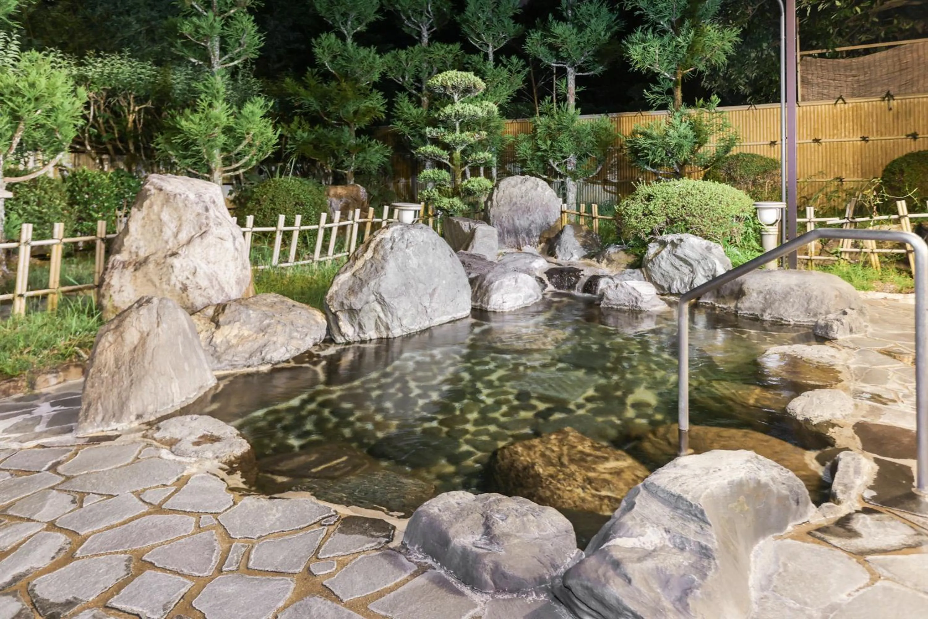 Hot Spring Bath in Ichinomata Onsen Kanko Hotel