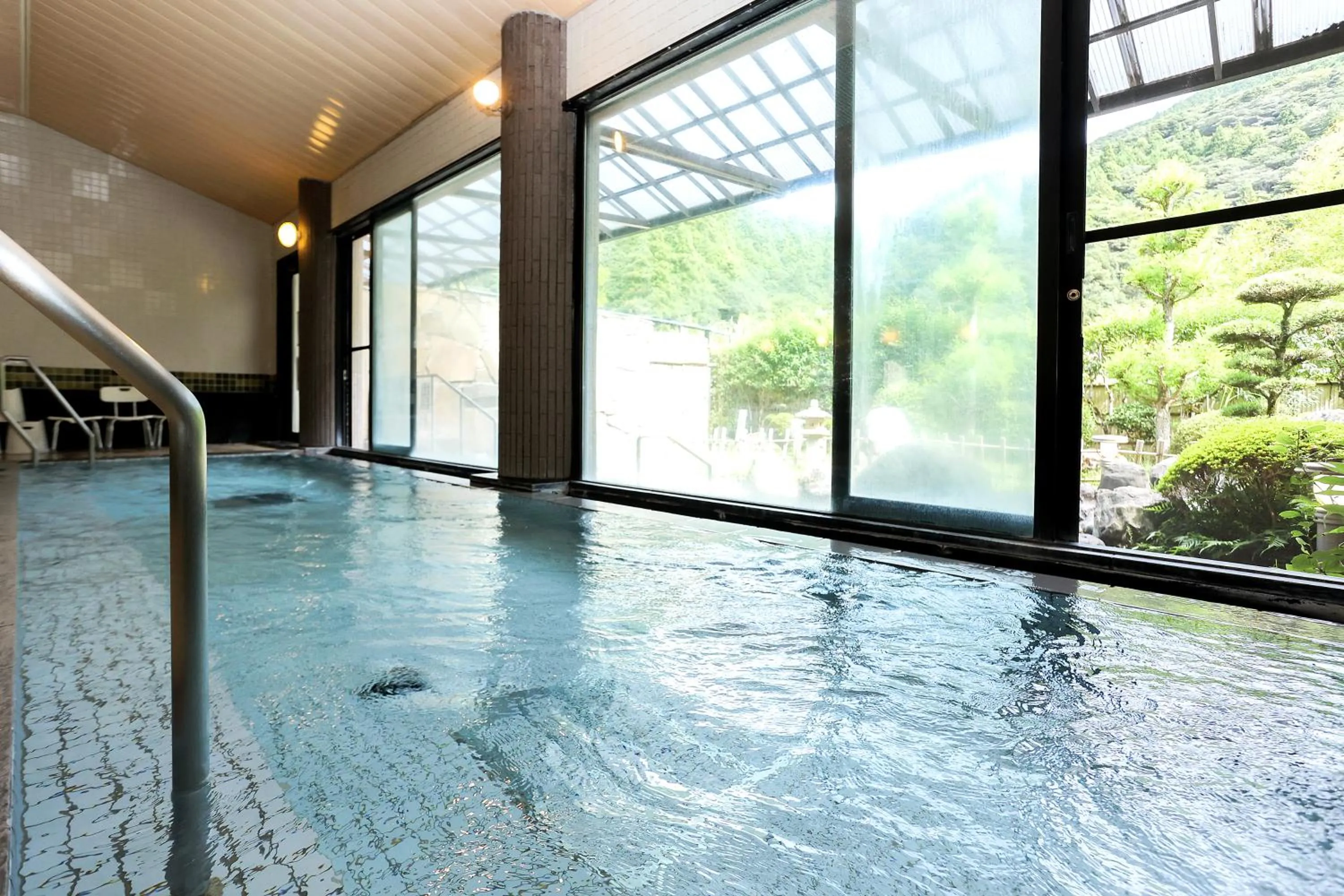 Hot Spring Bath in Ichinomata Onsen Kanko Hotel