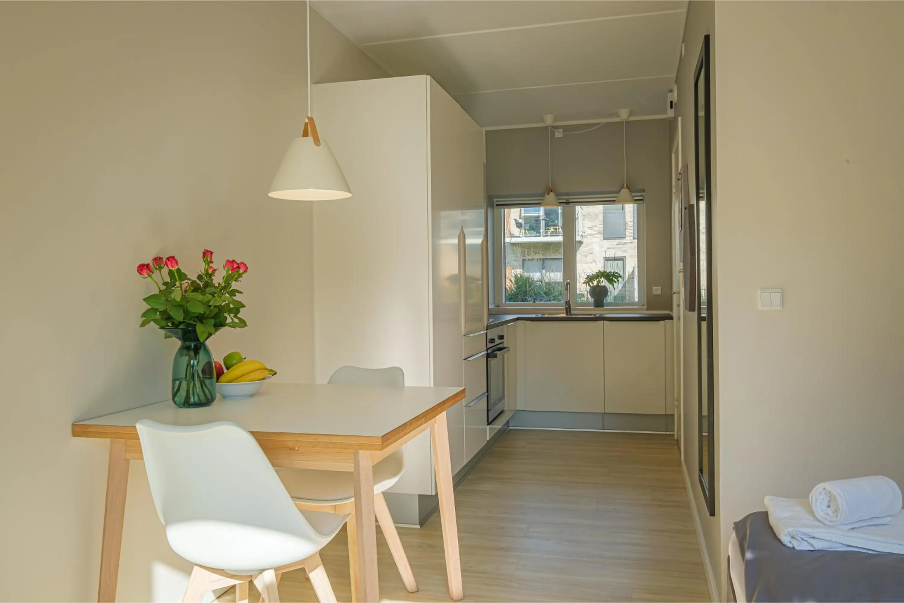 Kitchen or kitchenette in Aalborg Hotel Apartments