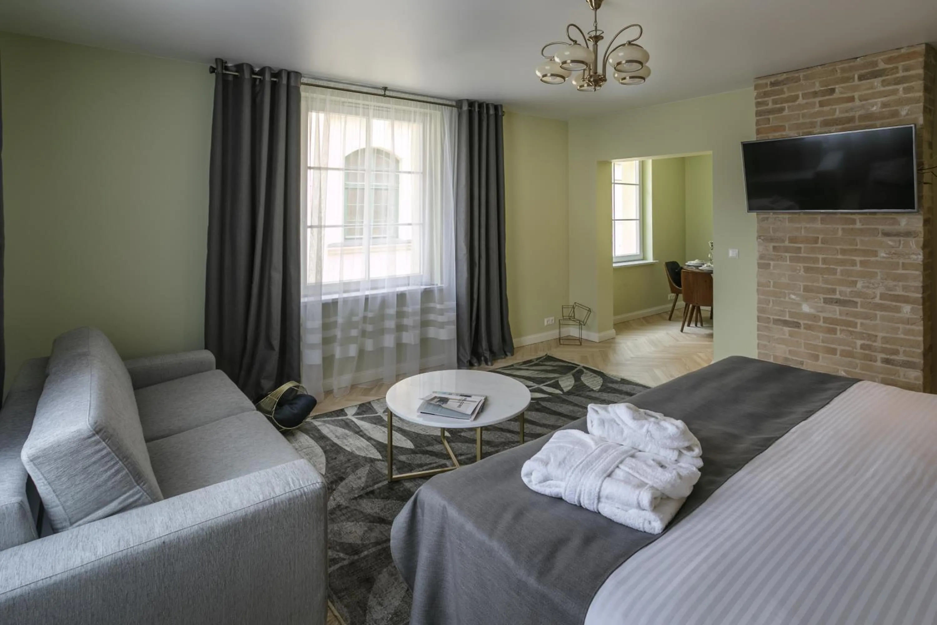 Living room, Bed in Dönhoff Residence