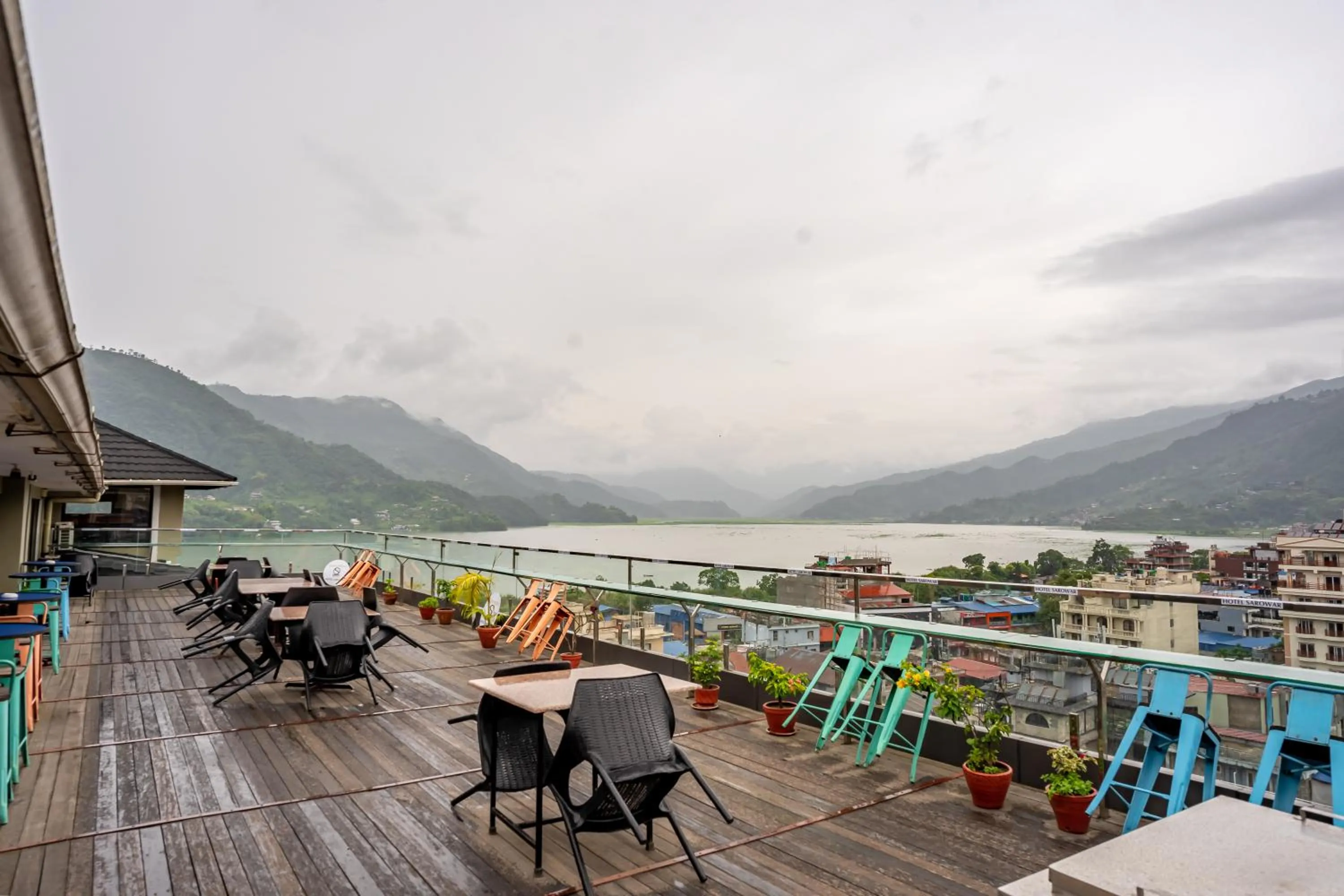 View (from property/room) in Hotel Sarowar Pokhara-Luxury Hospitality in the Heart of Pokhara