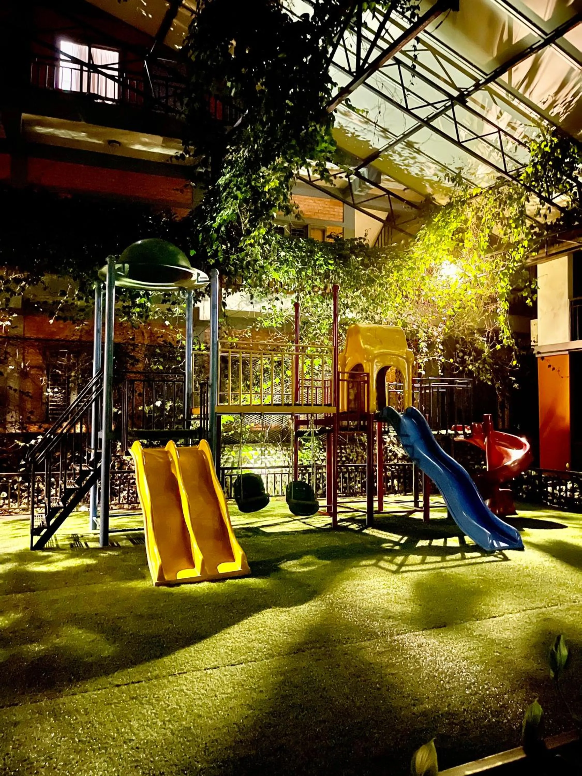 Children play ground in Hotel Sarowar Pokhara-Luxury Hospitality in the Heart of Pokhara