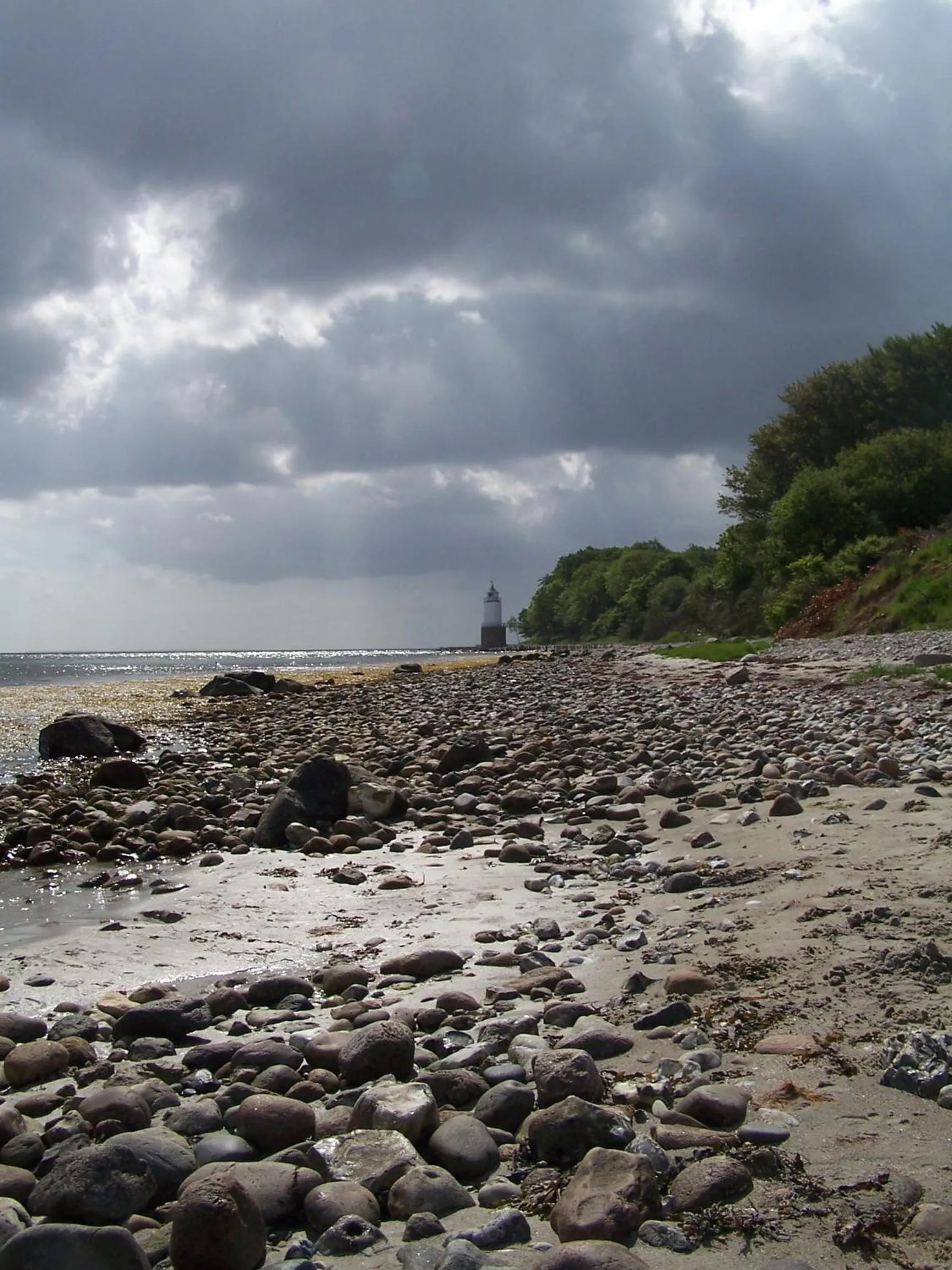Beach in Møllehusets Bed & Breakfast