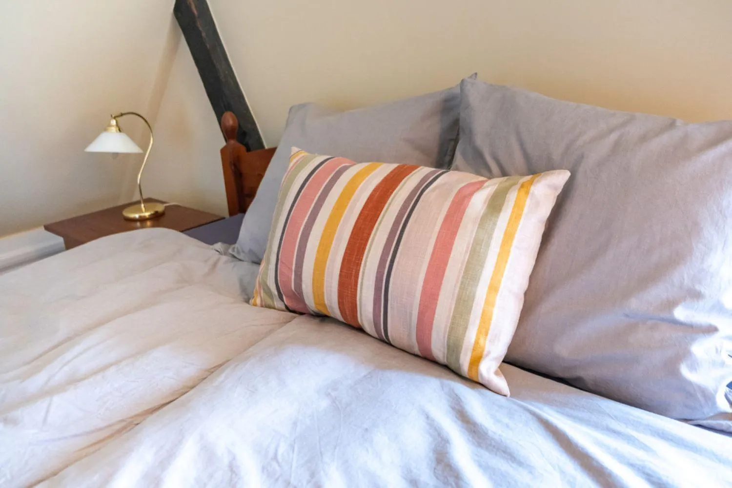 Bed in Møllehusets Bed & Breakfast