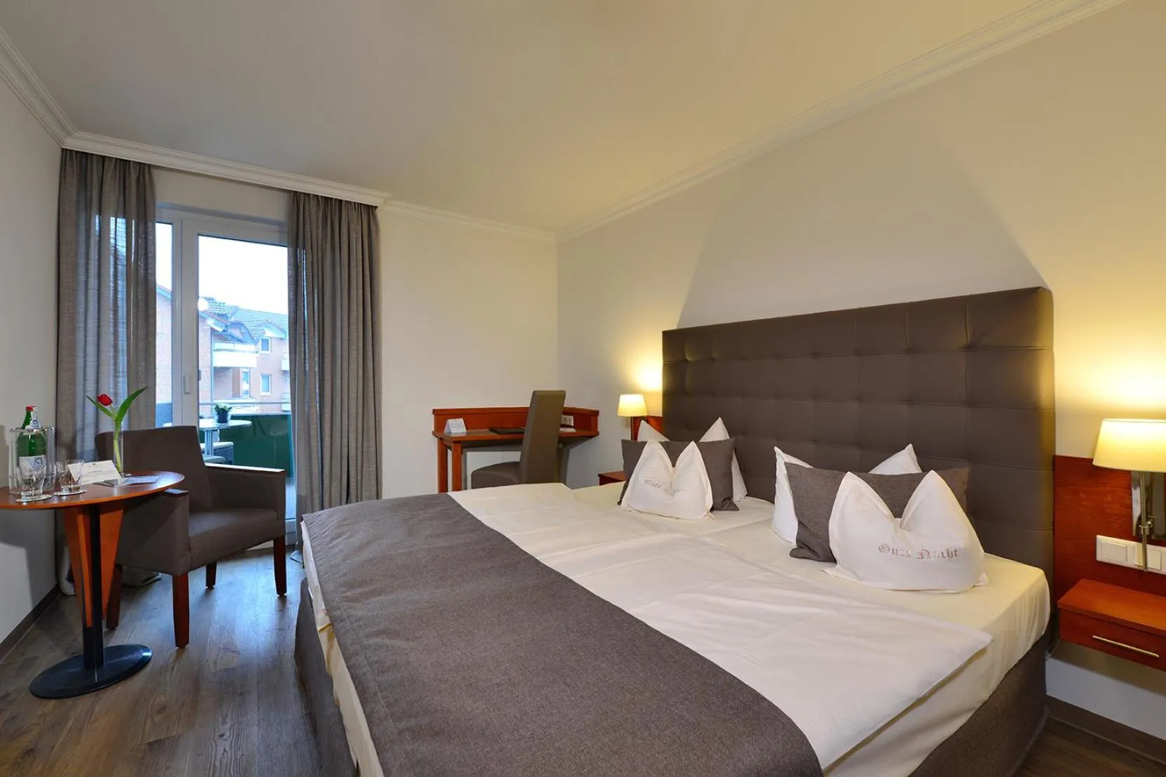 Photo of the whole room, Bed in Kurhotel Drei Birken