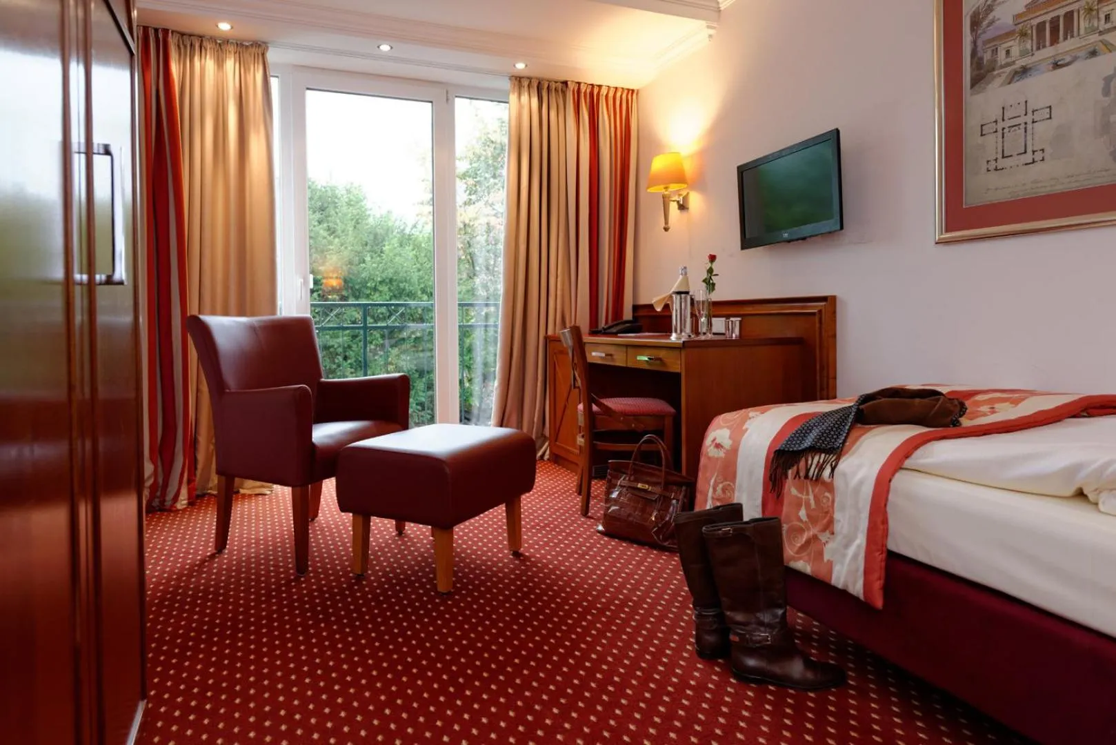 Day, Bed in Kurhotel Drei Birken