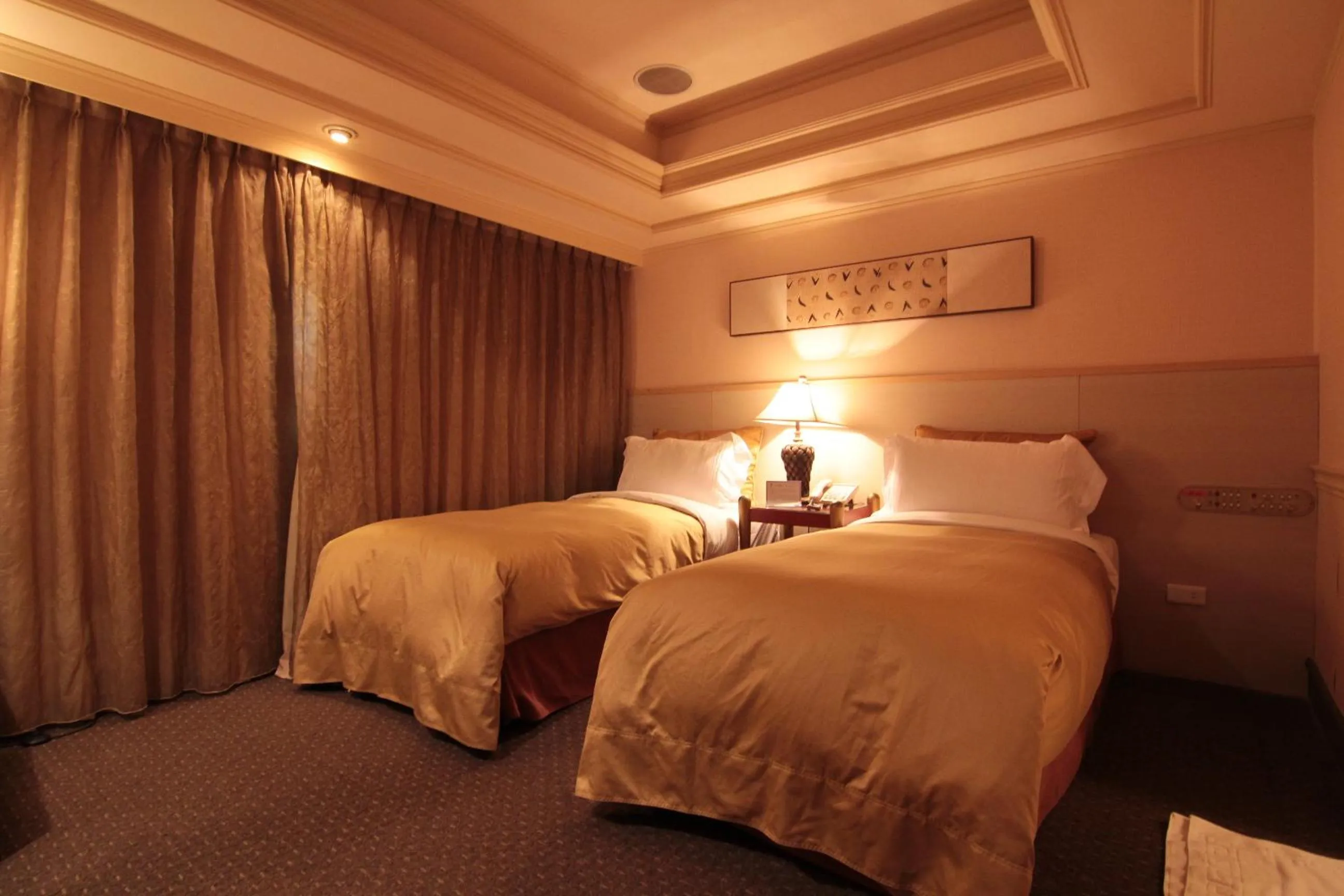 Bed in The Moon Hotel