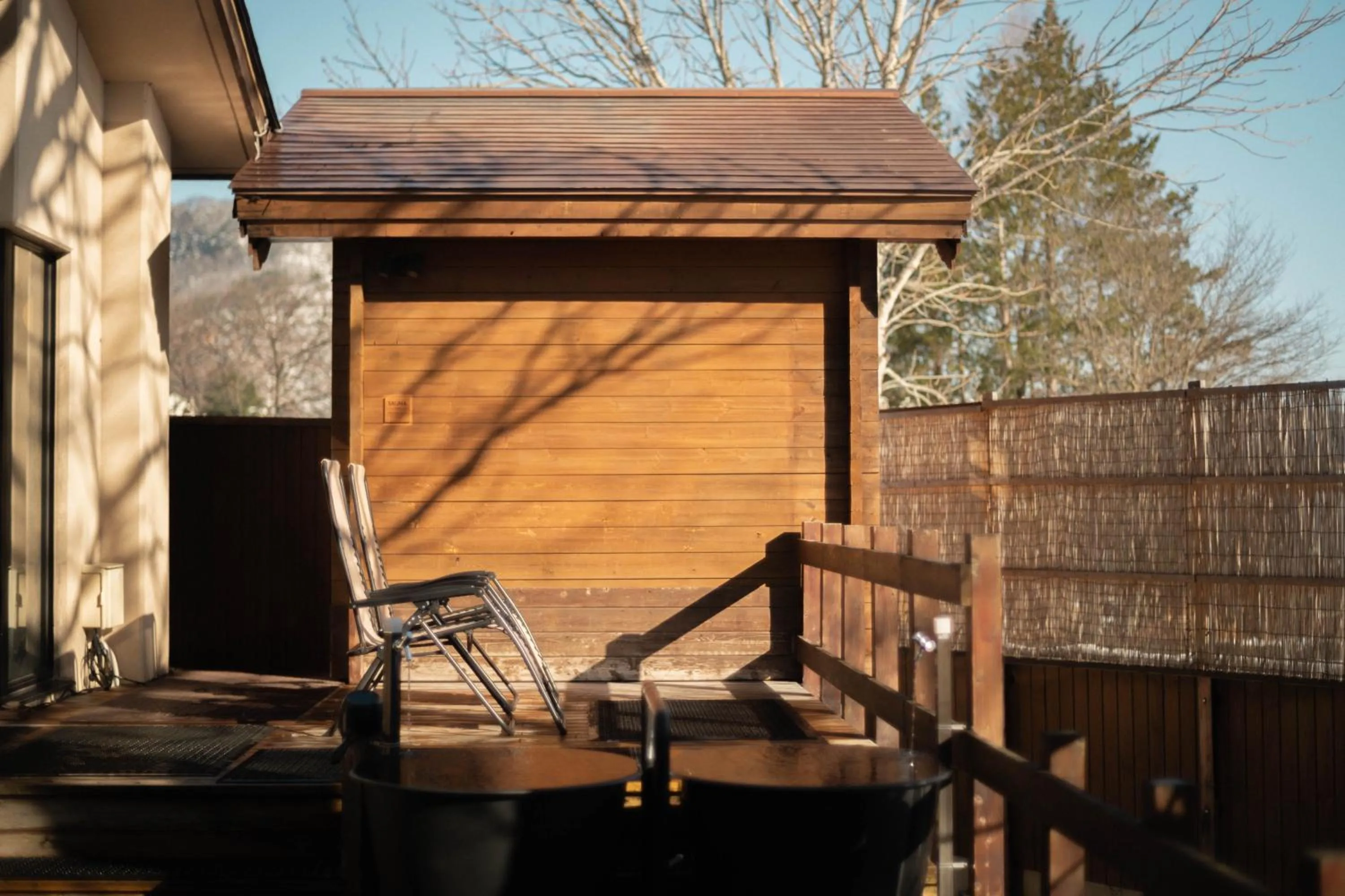 Sauna in Hotel Goryukan