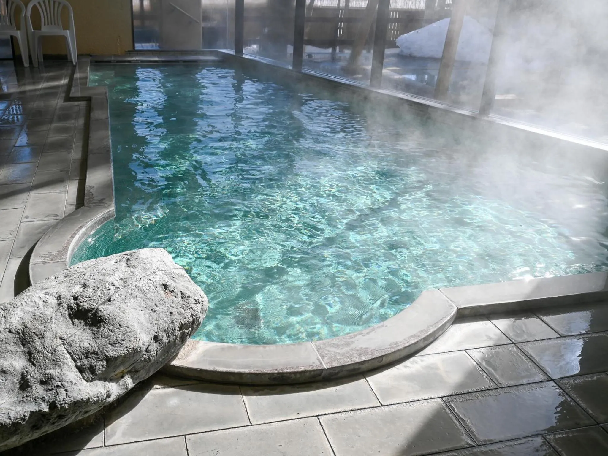 Hot Spring Bath in Hotel Goryukan