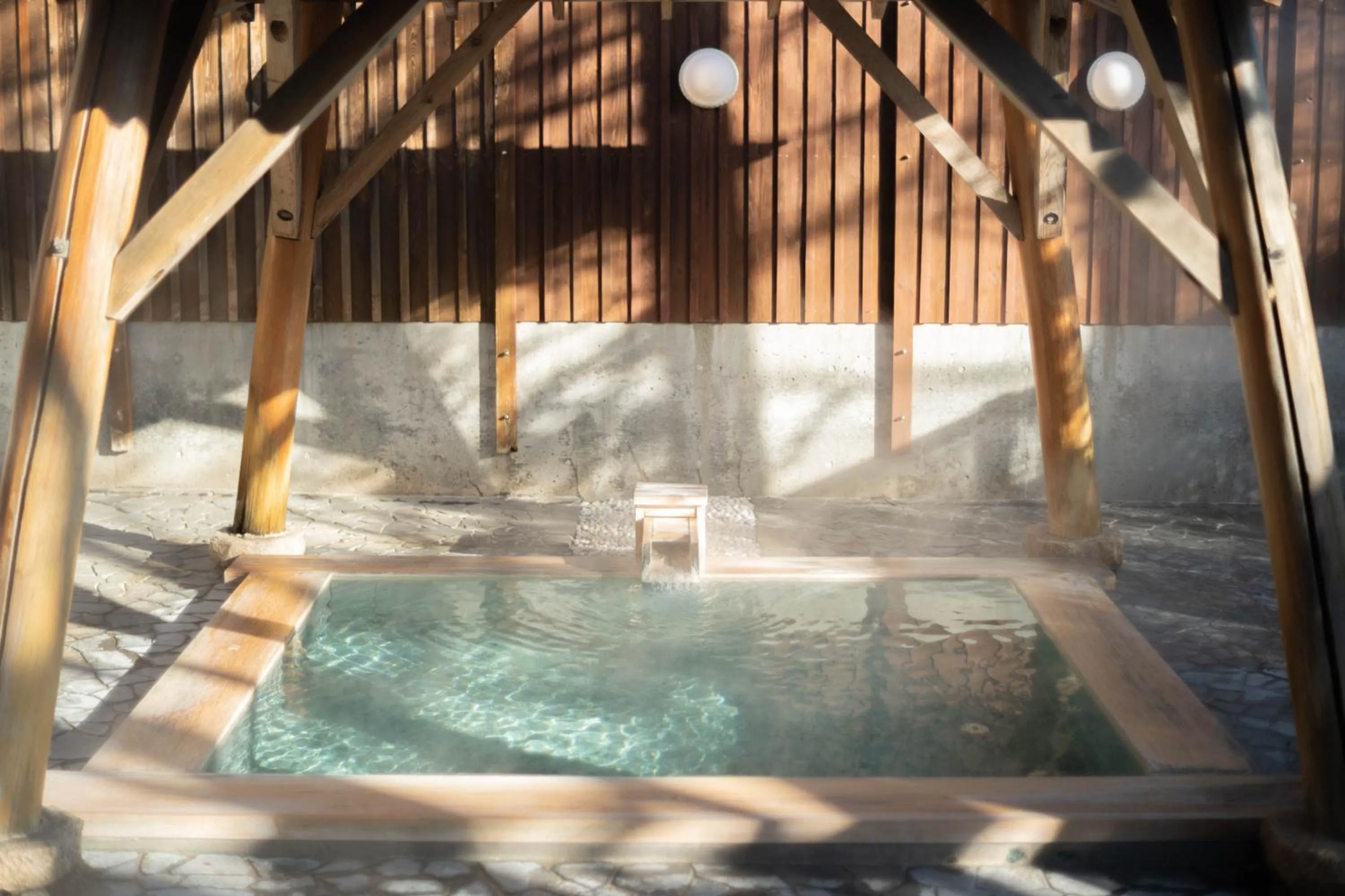 Hot Spring Bath in Hotel Goryukan