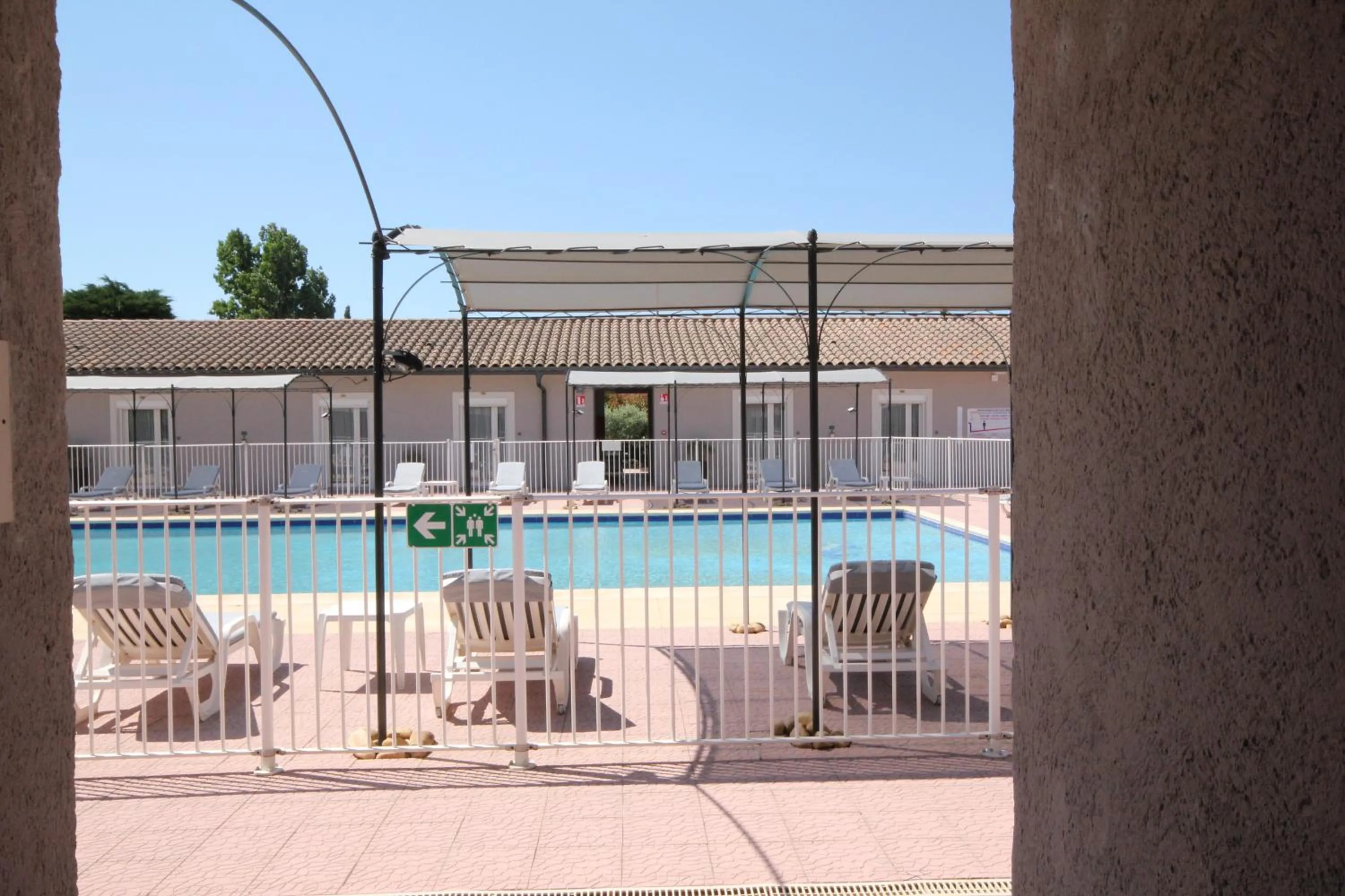 Balcony/Terrace in Hôtel Saint Louis