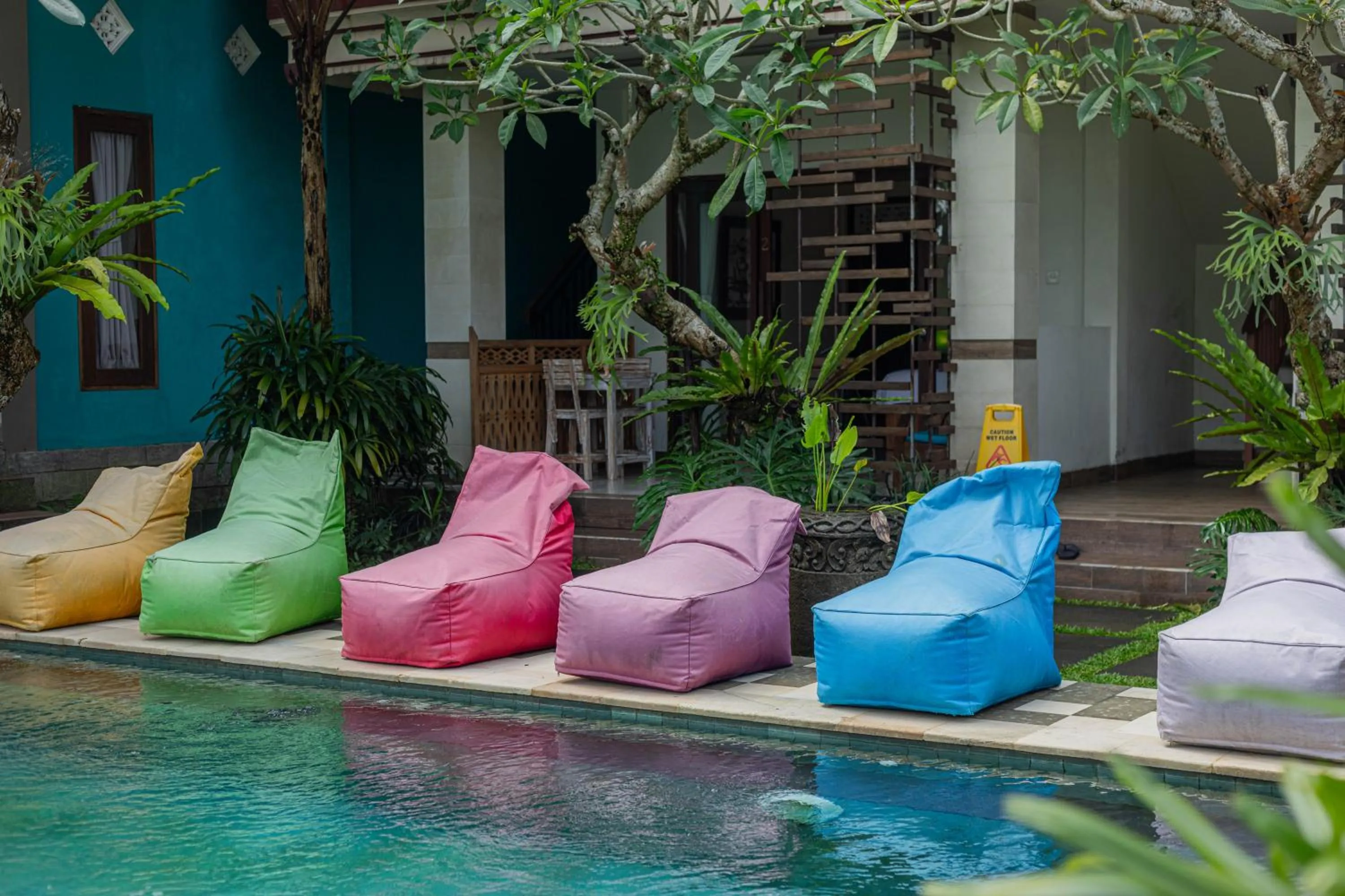 sunbed in Green Sala Villa