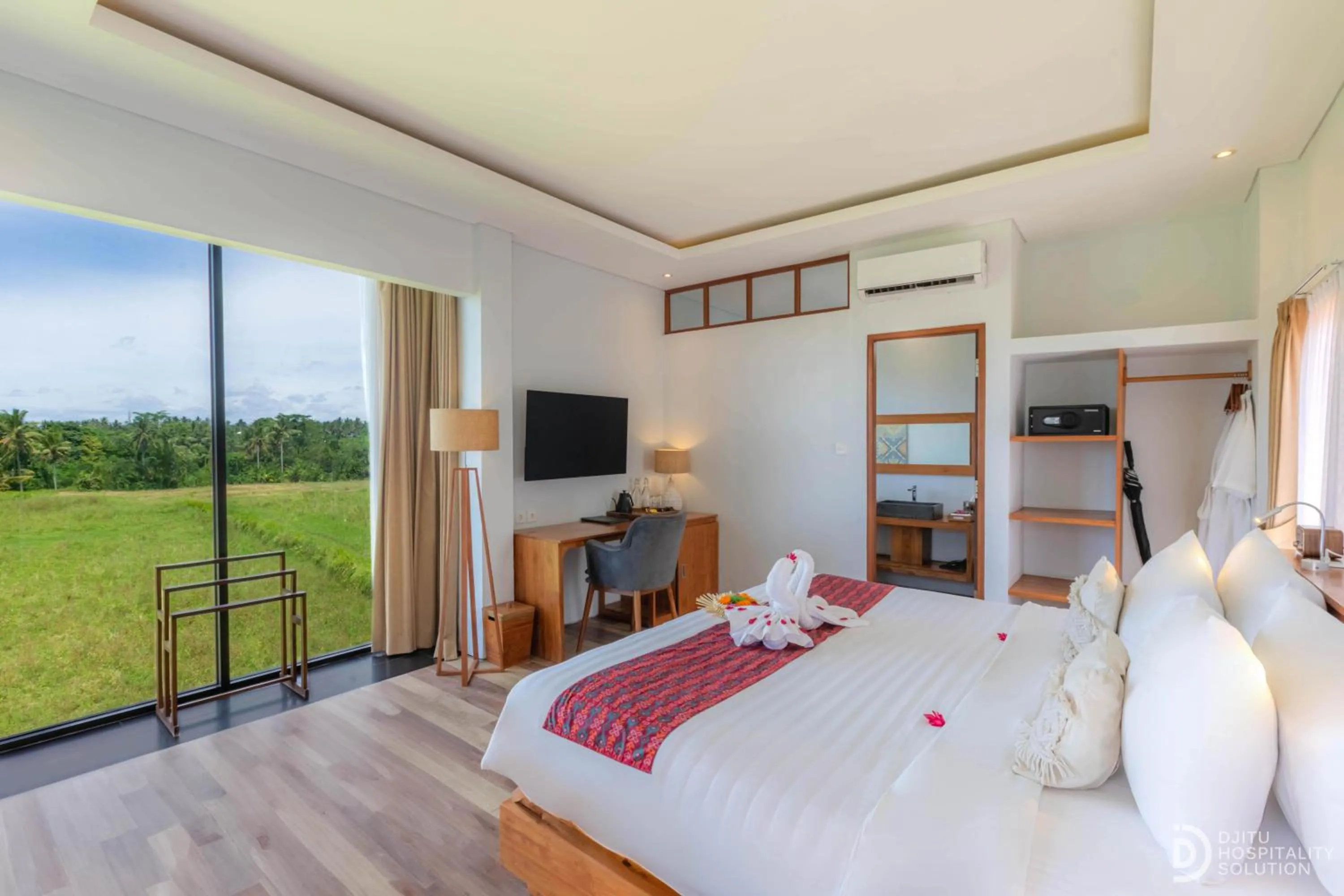 Bed in Green Sala Villa