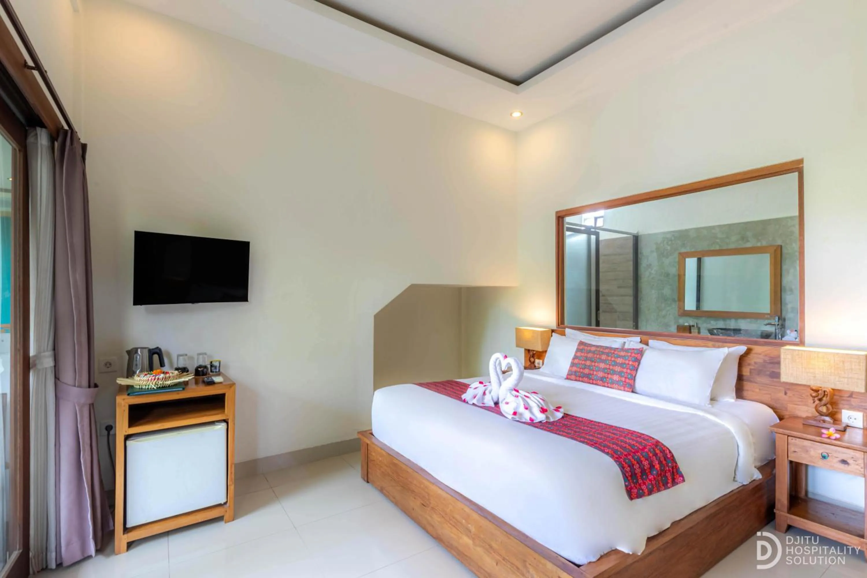 Bed in Green Sala Villa