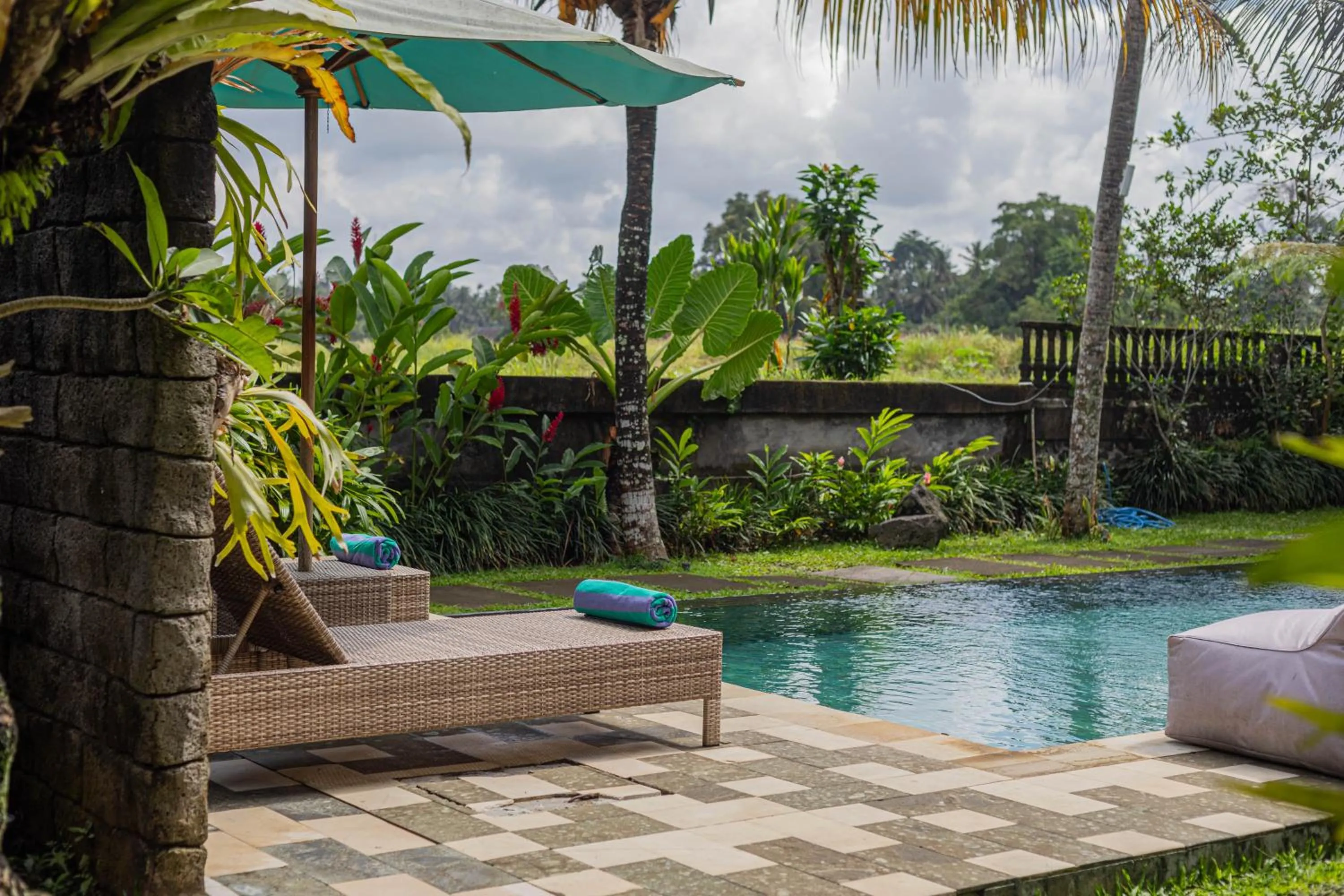 Pool view in Green Sala Villa