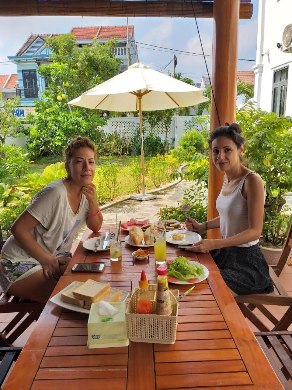 Buffet breakfast in An Bang Golden Beach Villa