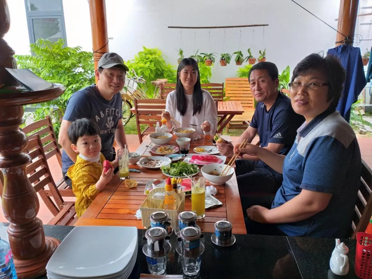 Buffet breakfast in An Bang Golden Beach Villa