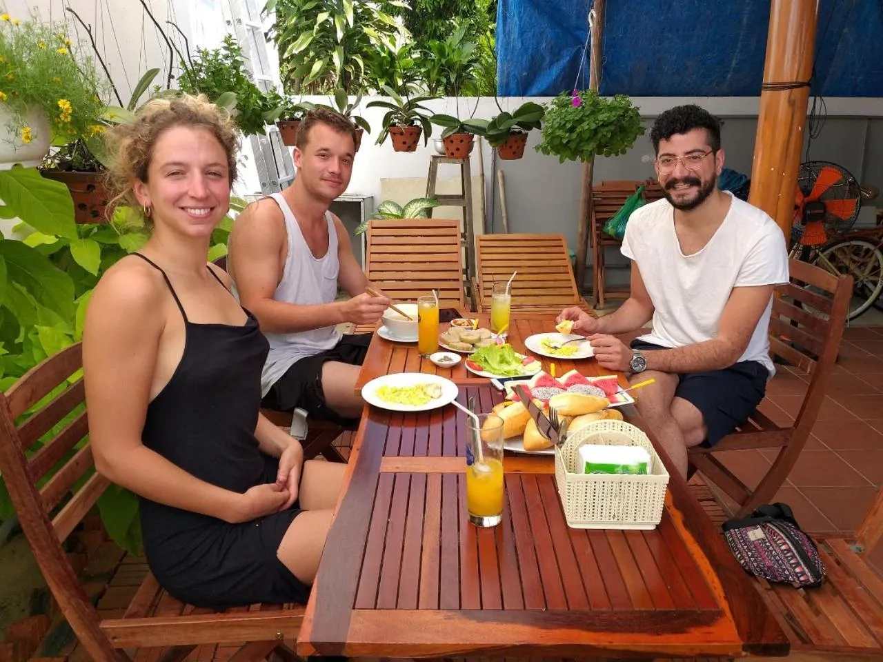 Buffet breakfast in An Bang Golden Beach Villa