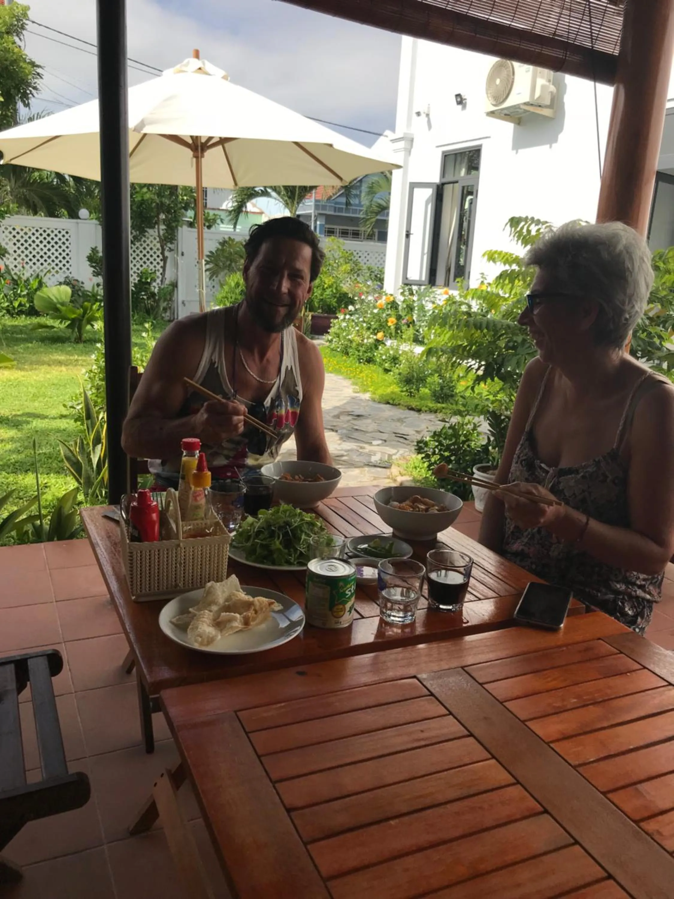 Garden in An Bang Golden Beach Villa