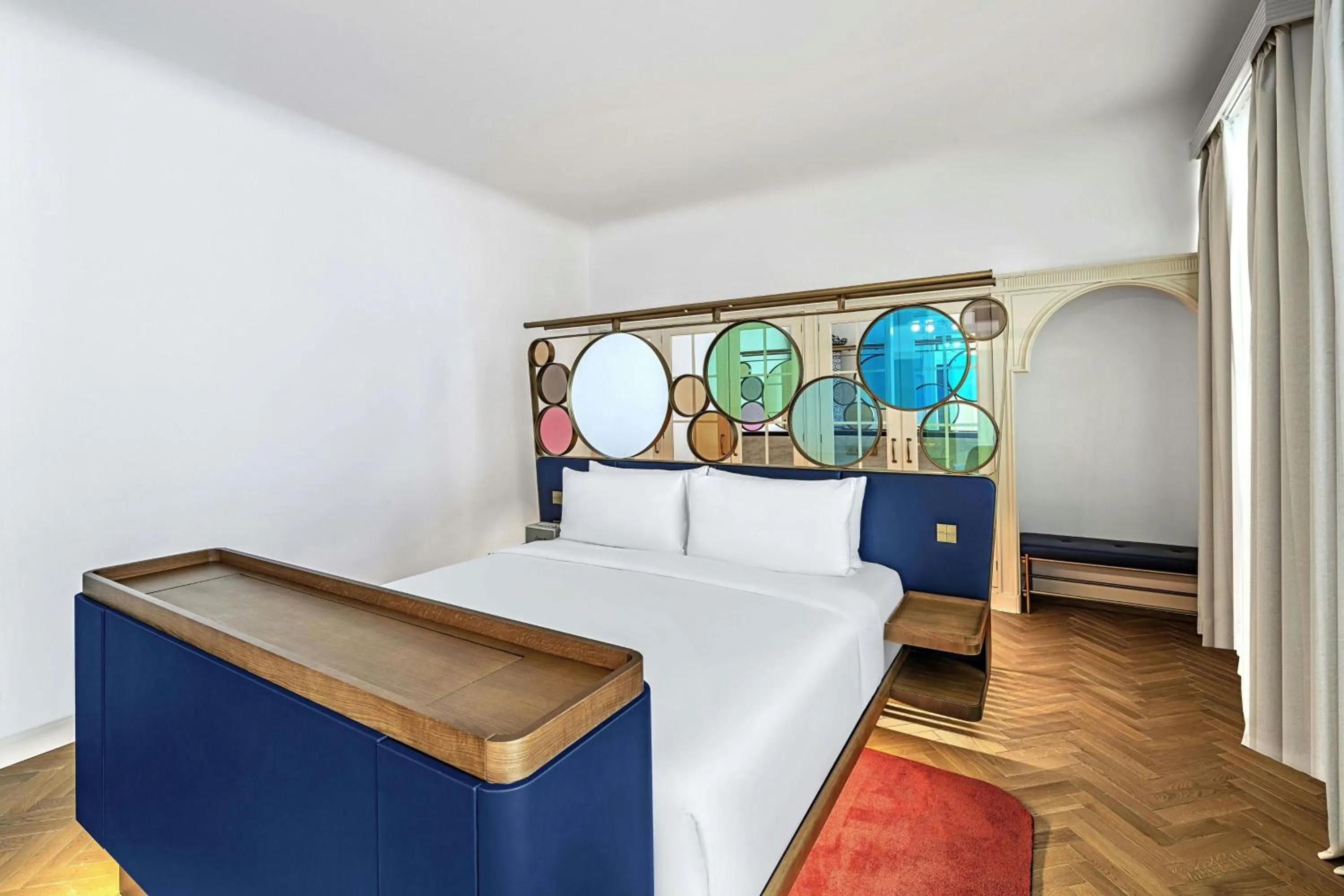 Photo of the whole room, Bed in W Prague