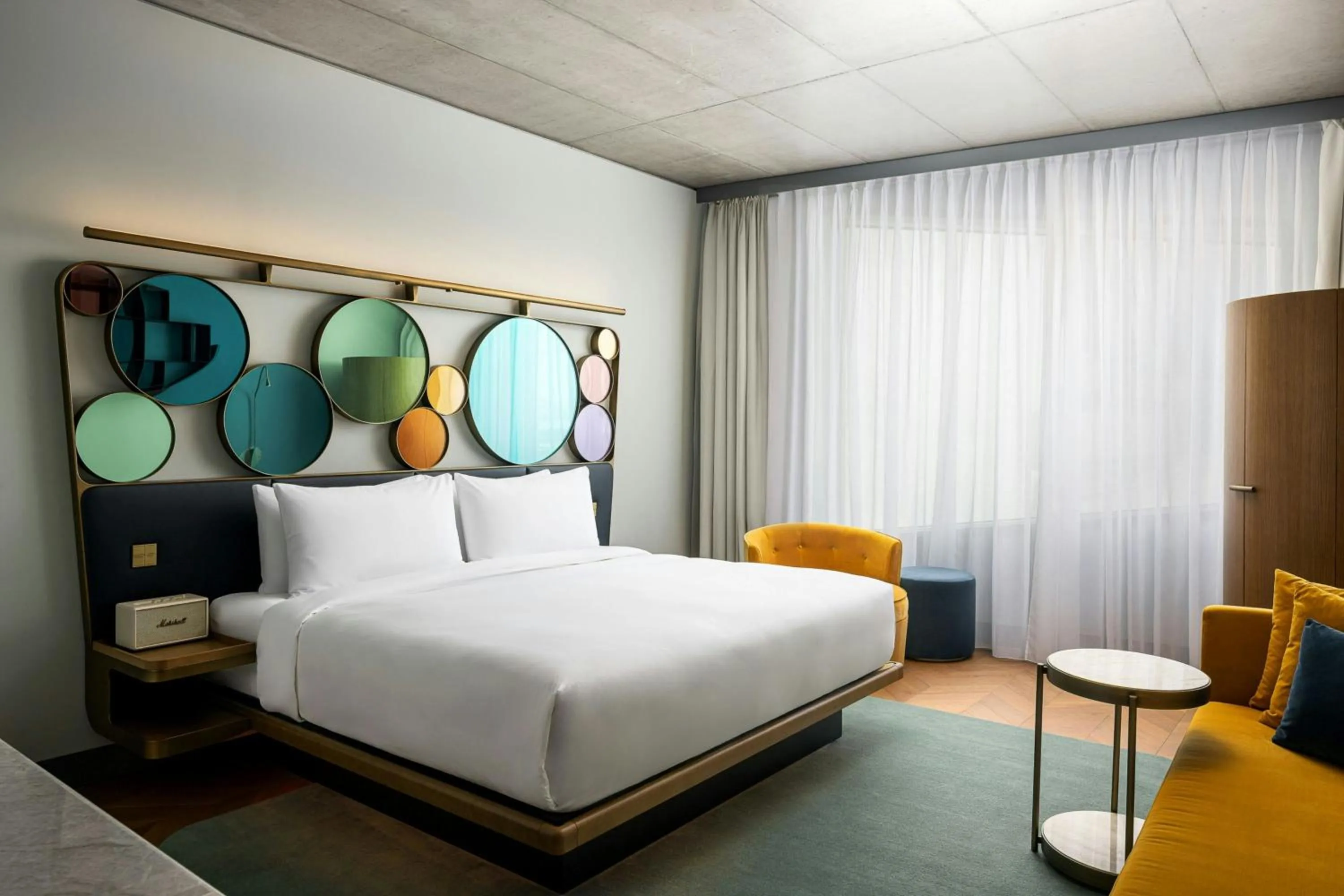 Photo of the whole room, Bed in W Prague