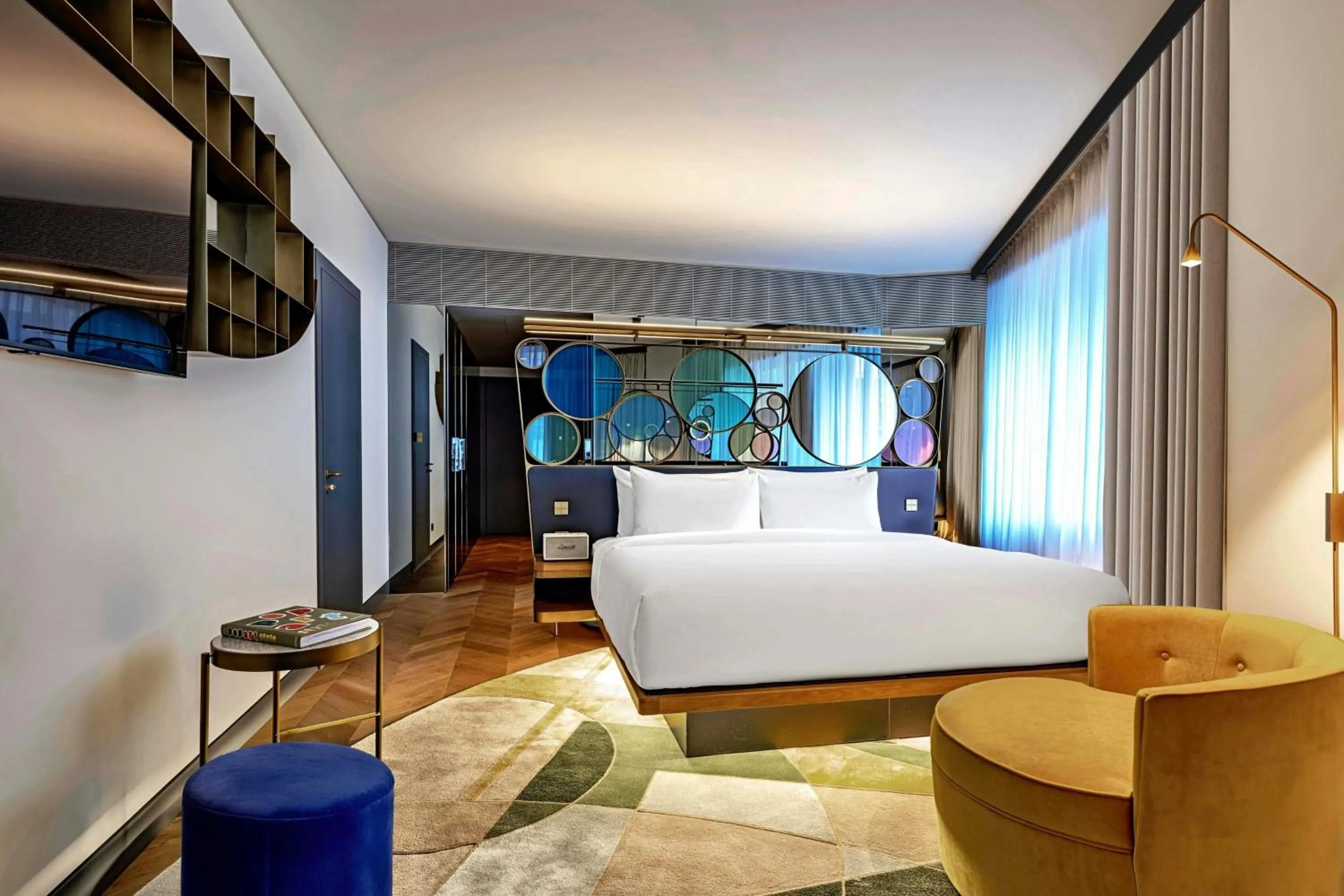 Photo of the whole room, Bed in W Prague