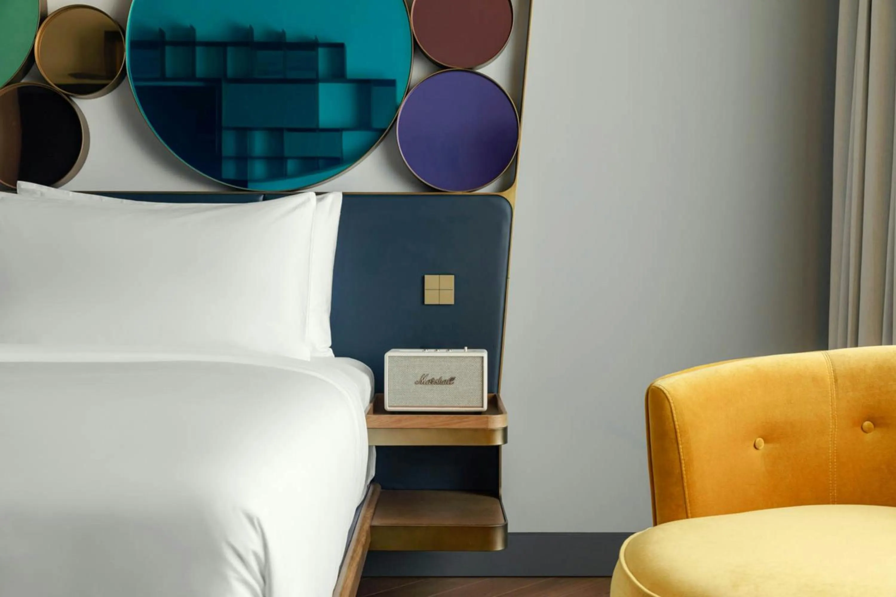 Photo of the whole room, Bed in W Prague