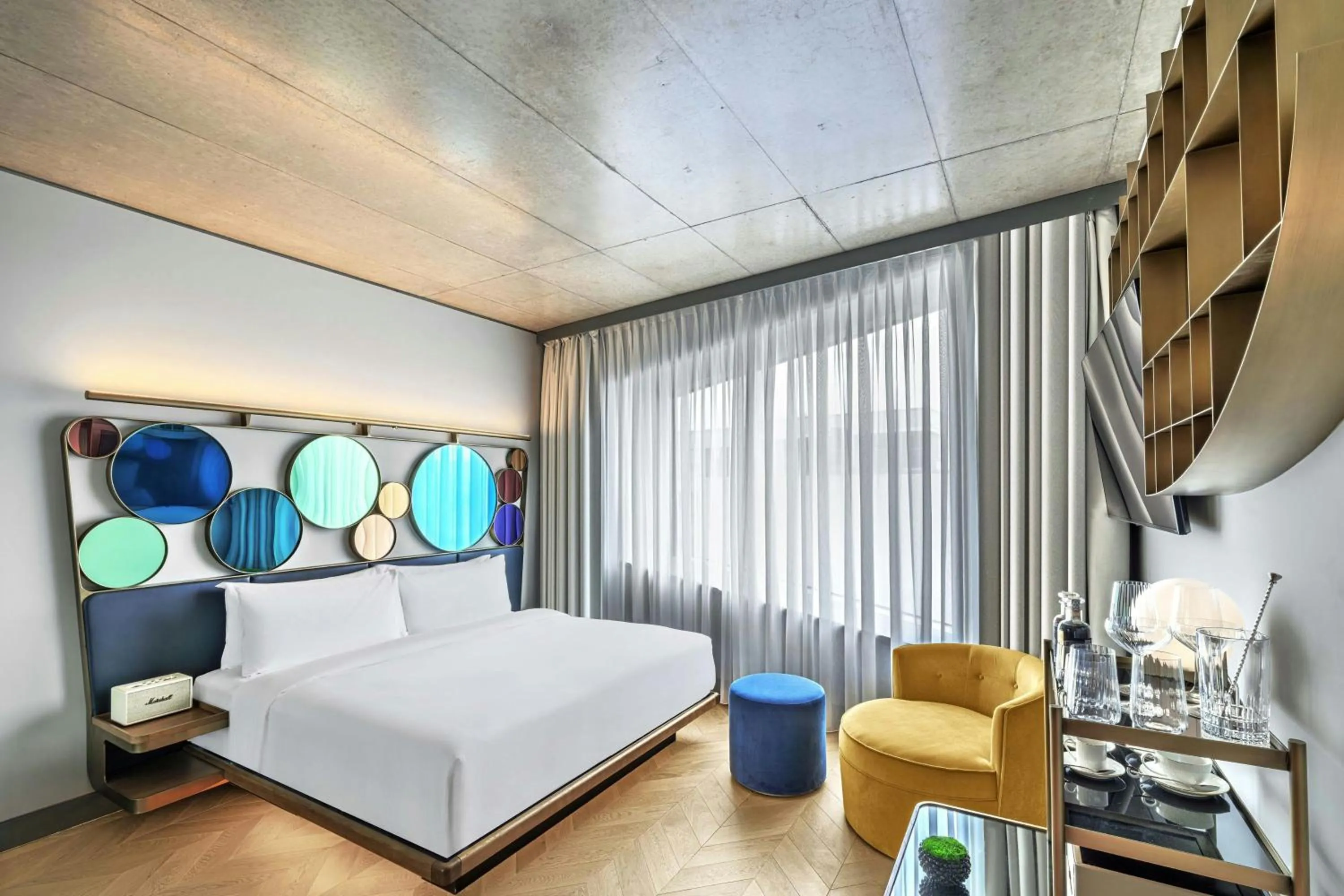 Photo of the whole room, Bed in W Prague