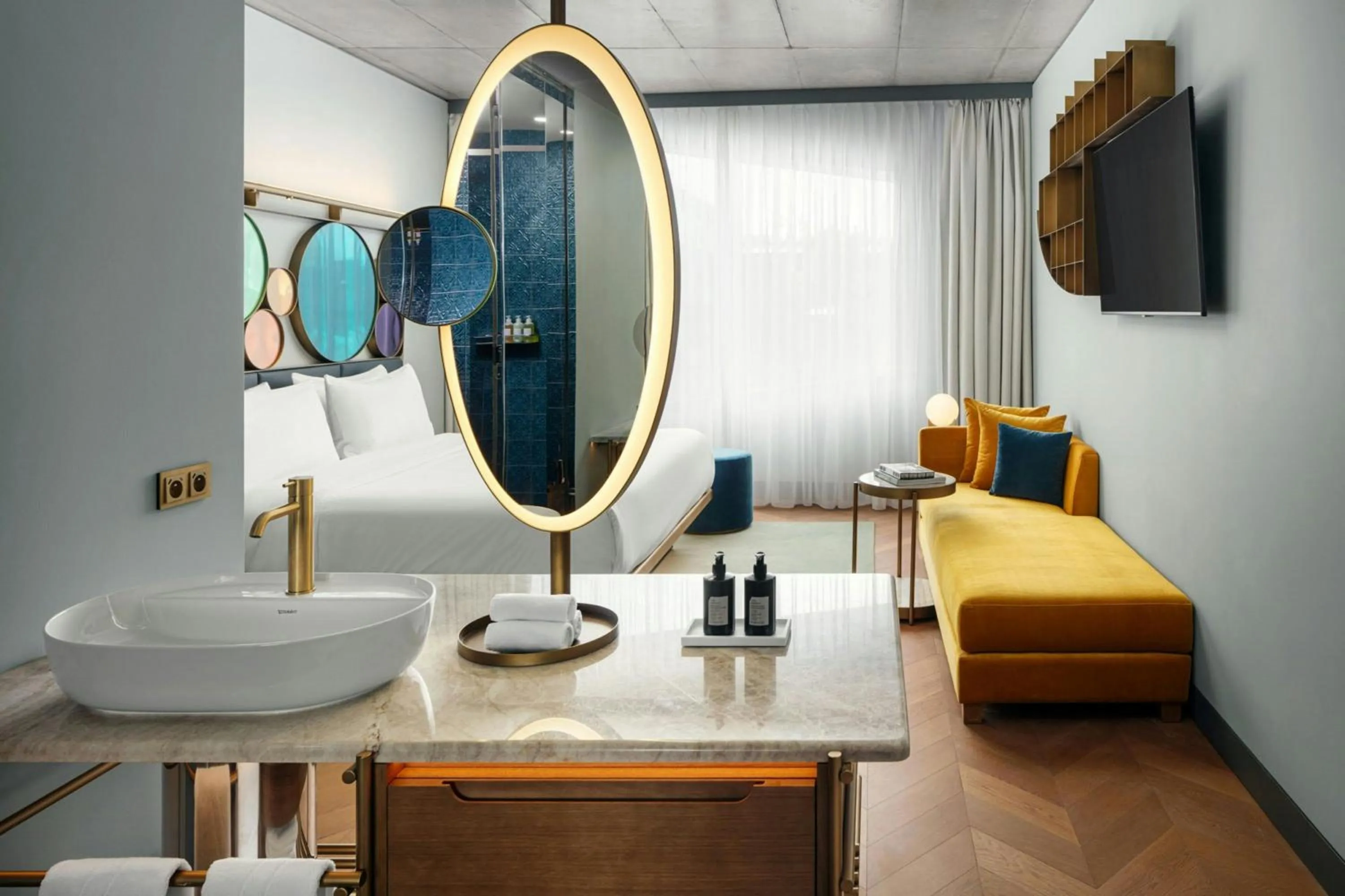 Bathroom in W Prague