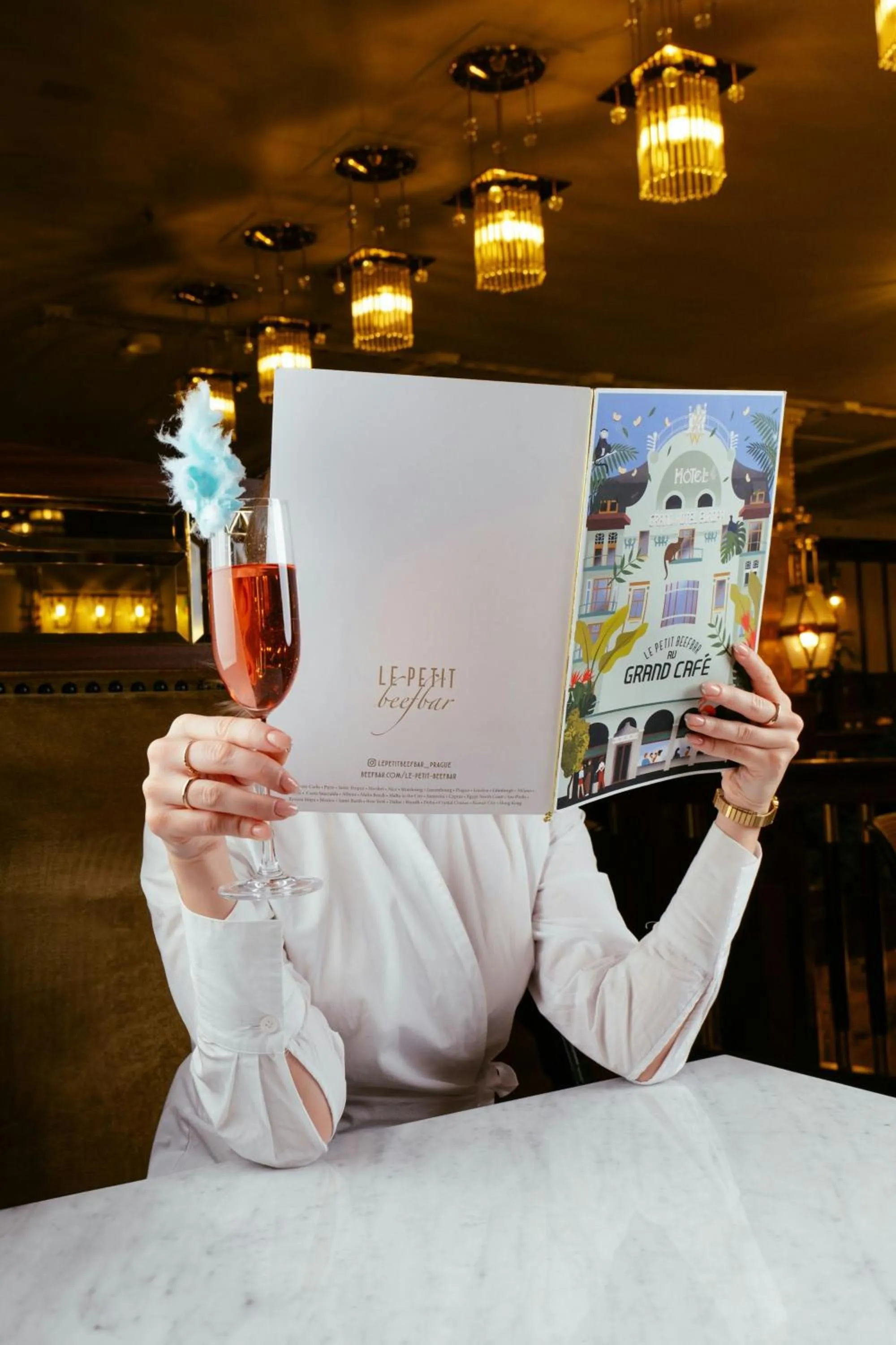 Lounge or bar in W Prague