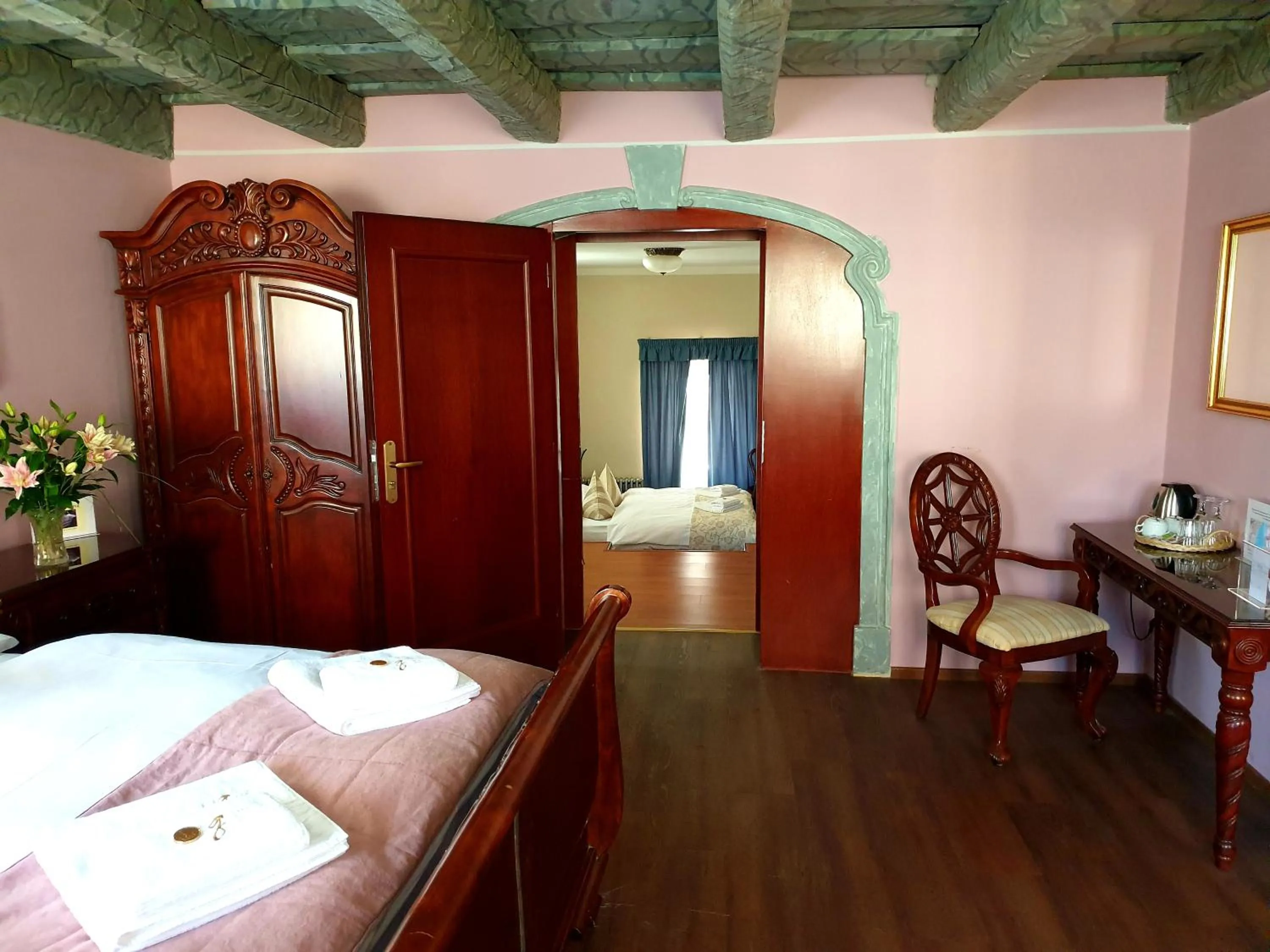 Living room, Bed in Prague Golden Age