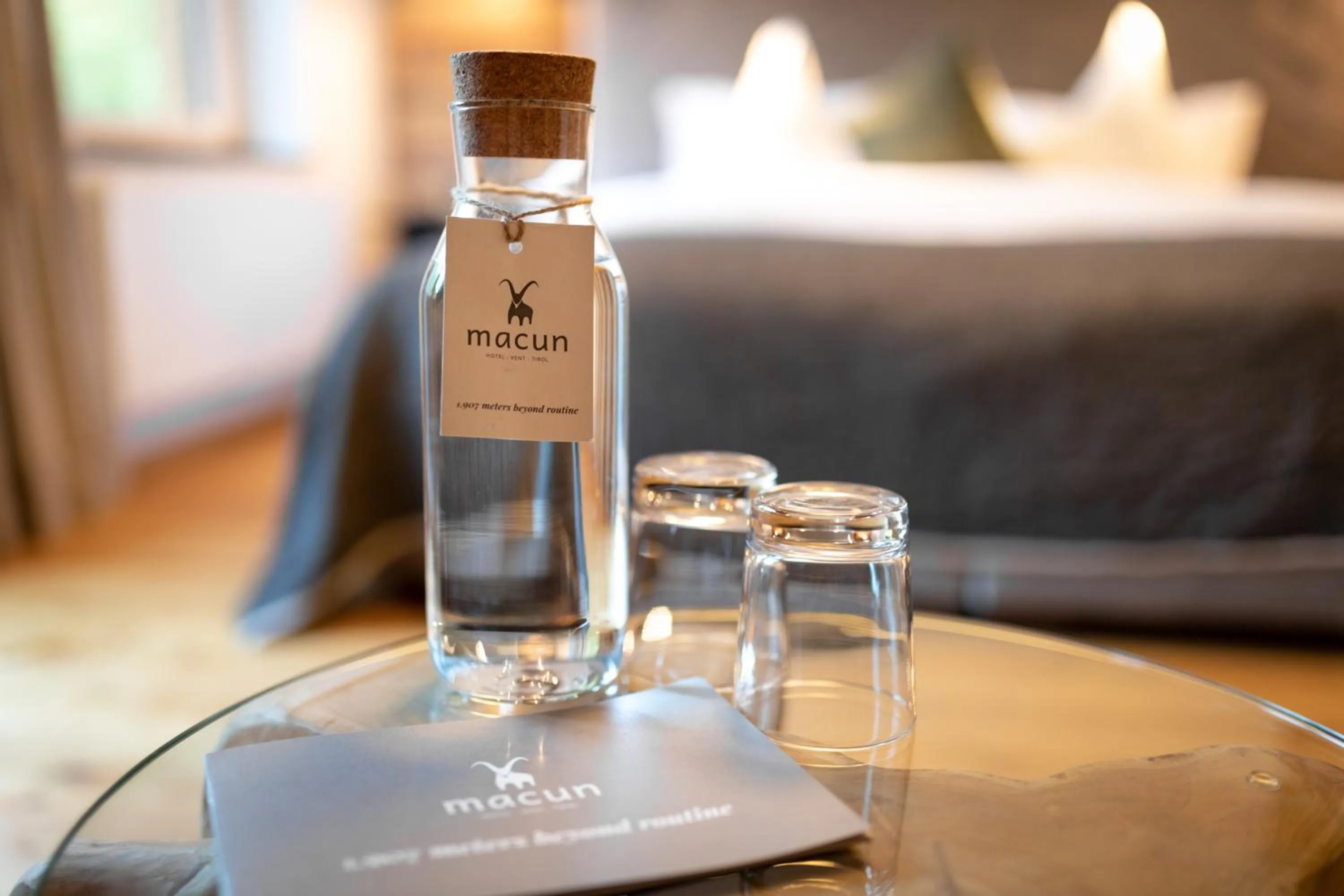 Drinks in Hotel Macun, Vent im Ötztal