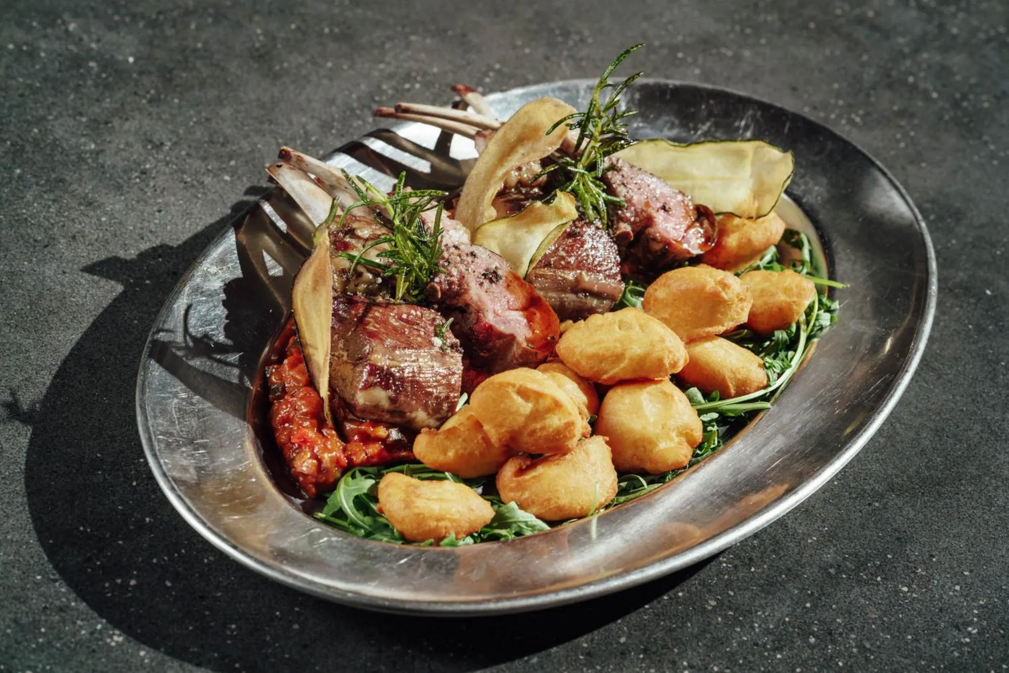 Food close-up in Hotel Macun, Vent im Ötztal