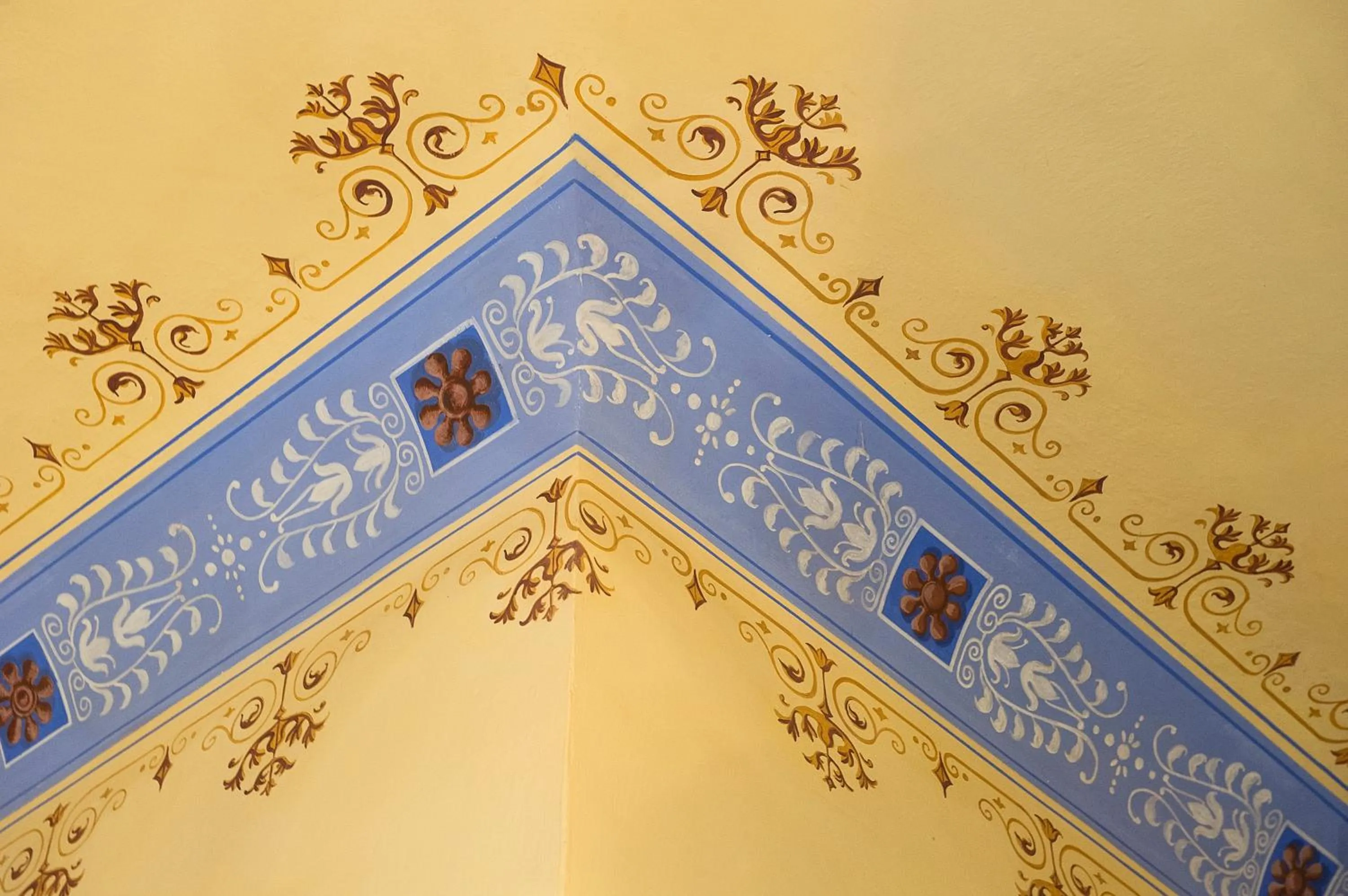 Decorative detail in Palazzo Ravizza