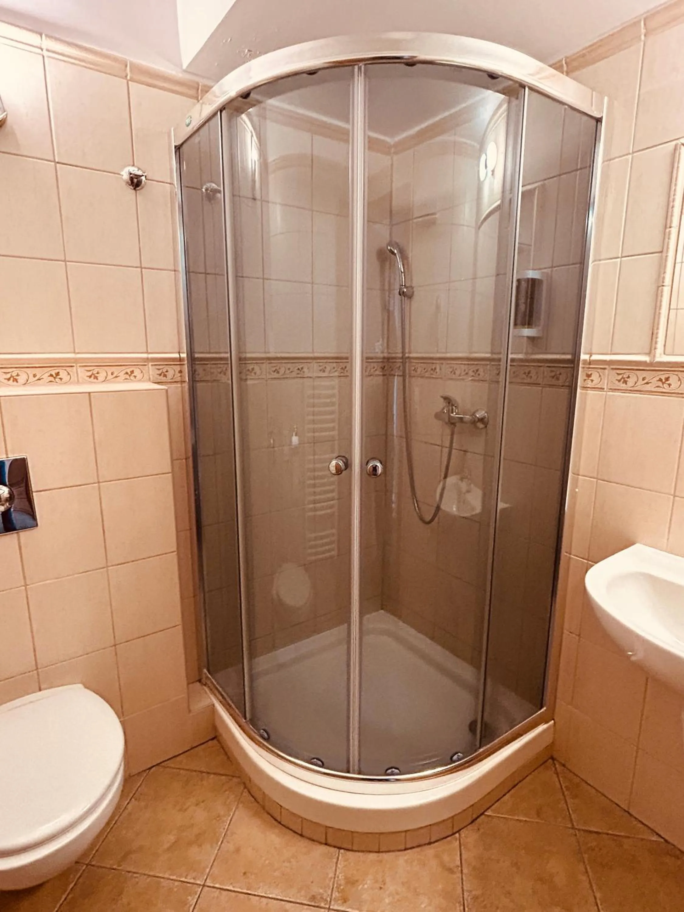 Shower in Rusovský Penzión