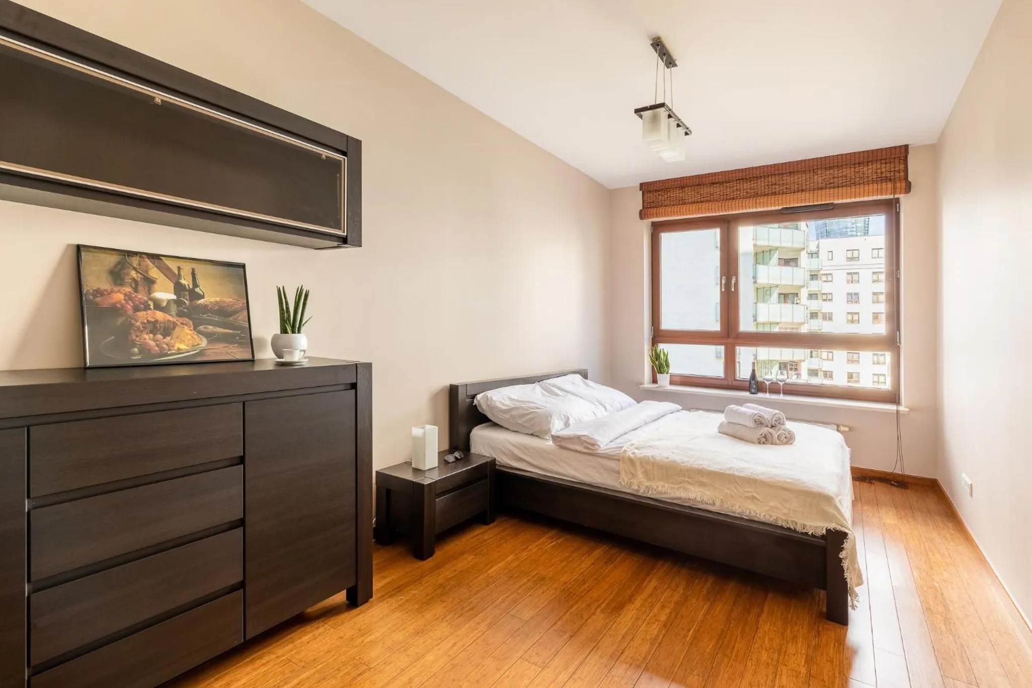 Photo of the whole room, Bed in P&O Giełdowa Serviced Apartments