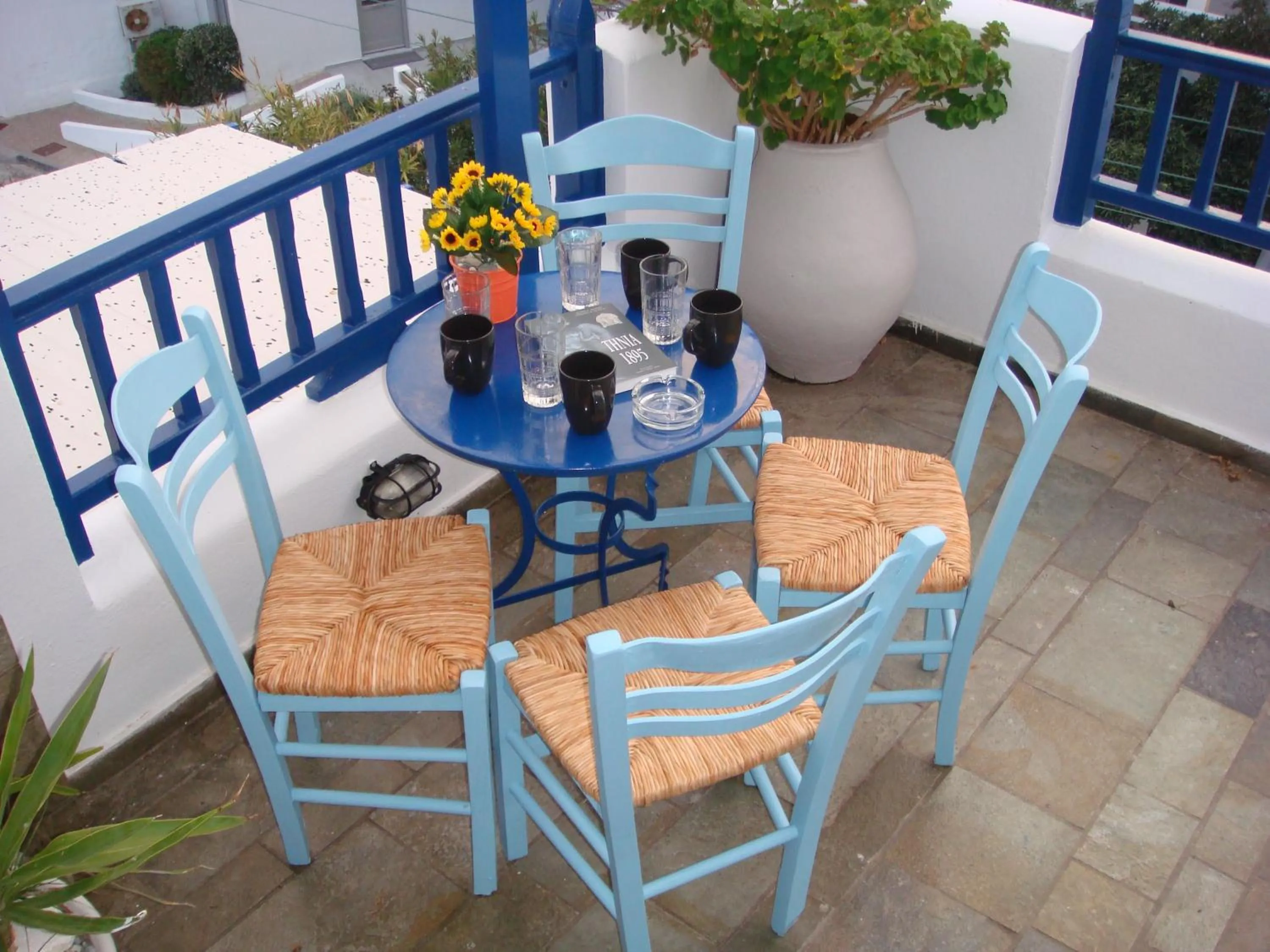 Balcony/Terrace in Boussetil Rooms CapAnMat