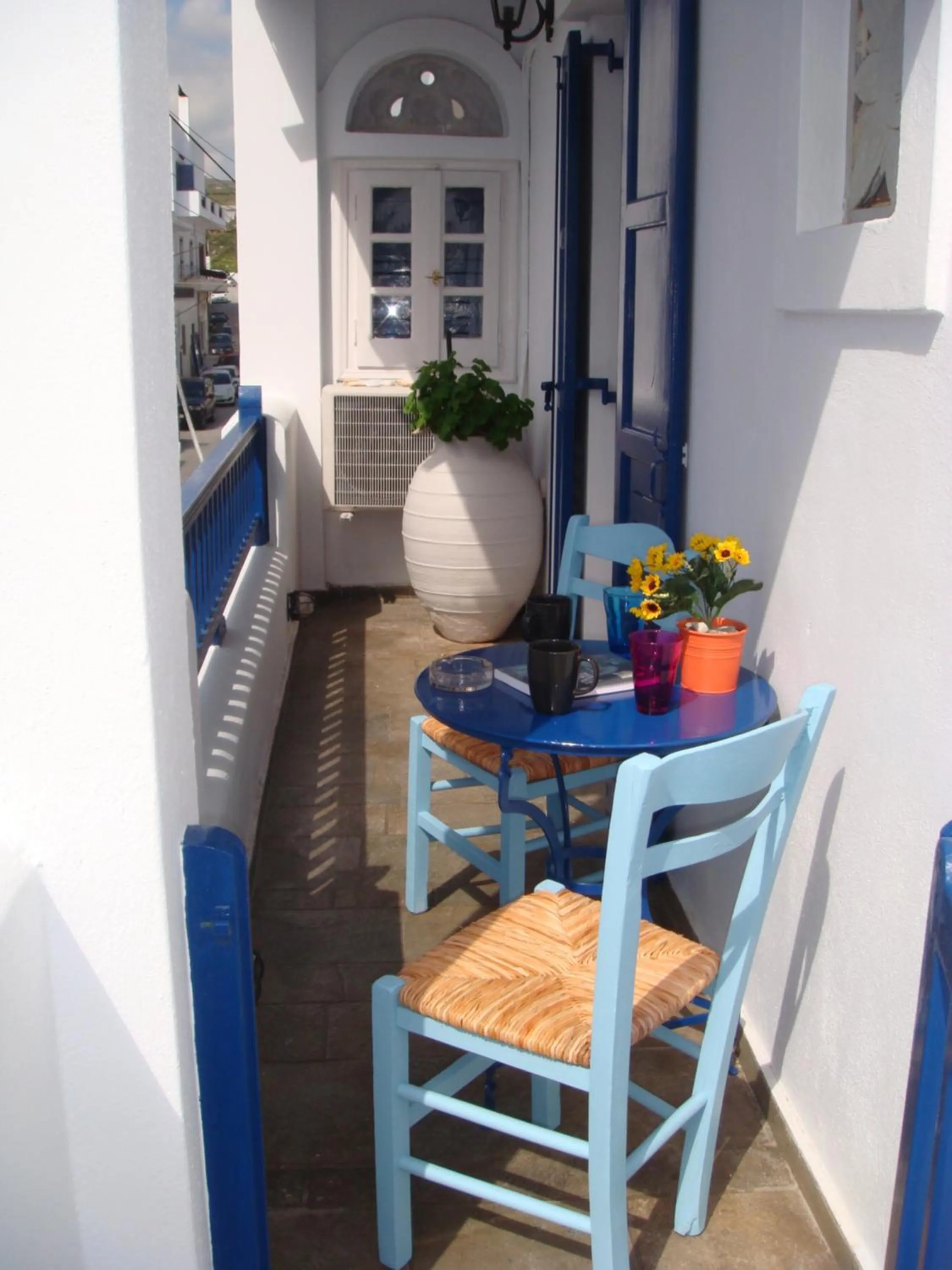 Patio in Boussetil Rooms CapAnMat