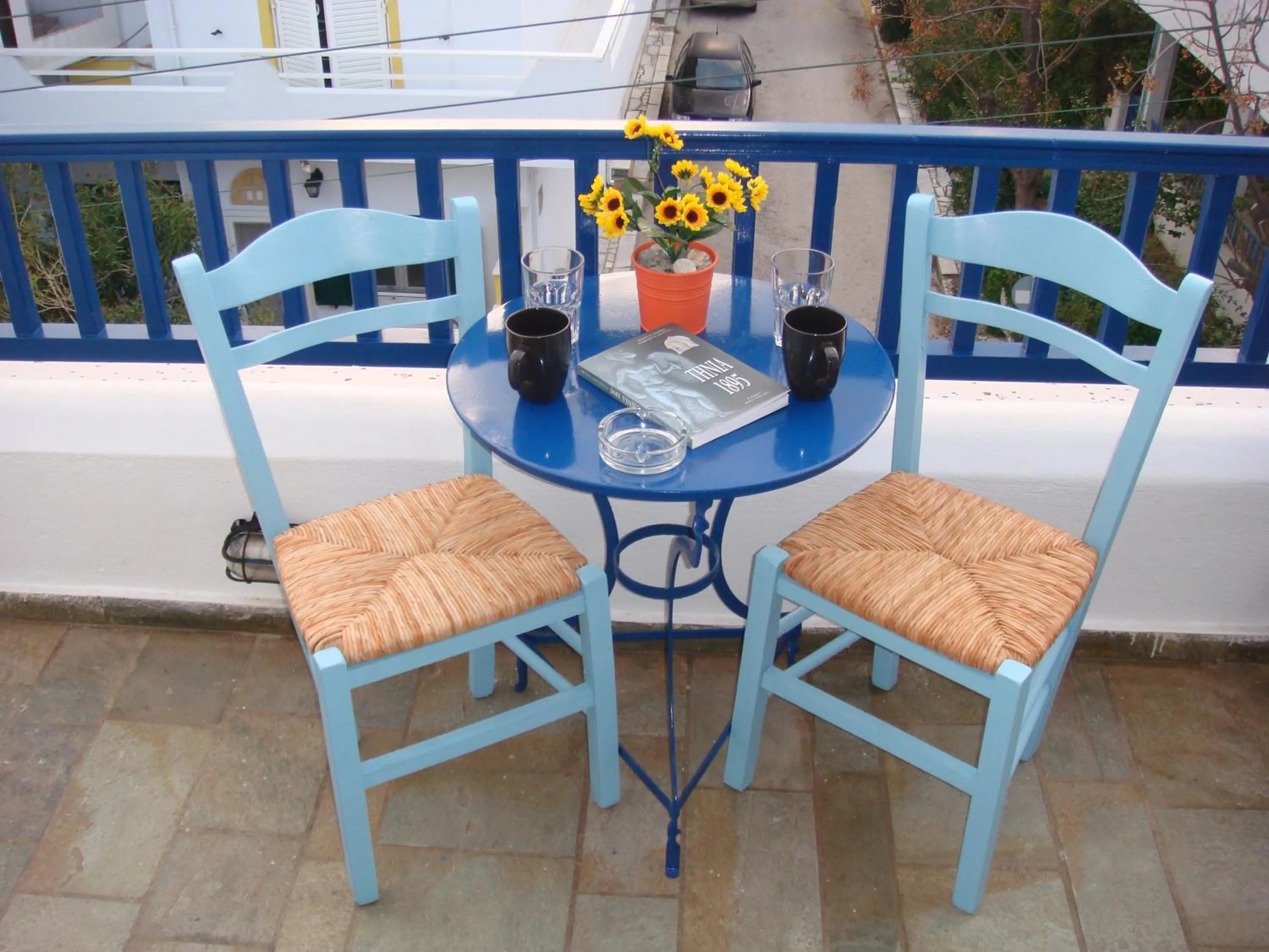 Patio in Boussetil Rooms CapAnMat