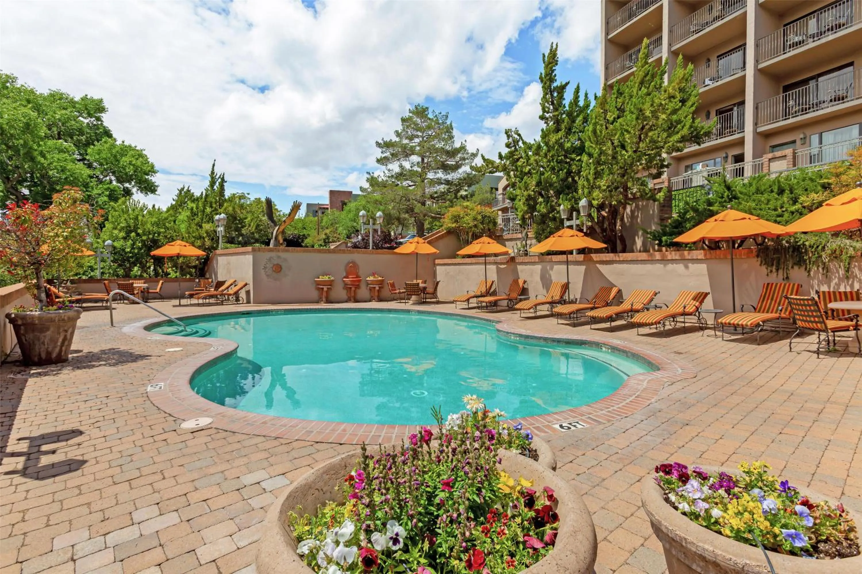 Pool view in Best Western Plus Arroyo Roble Hotel & Creekside Villas