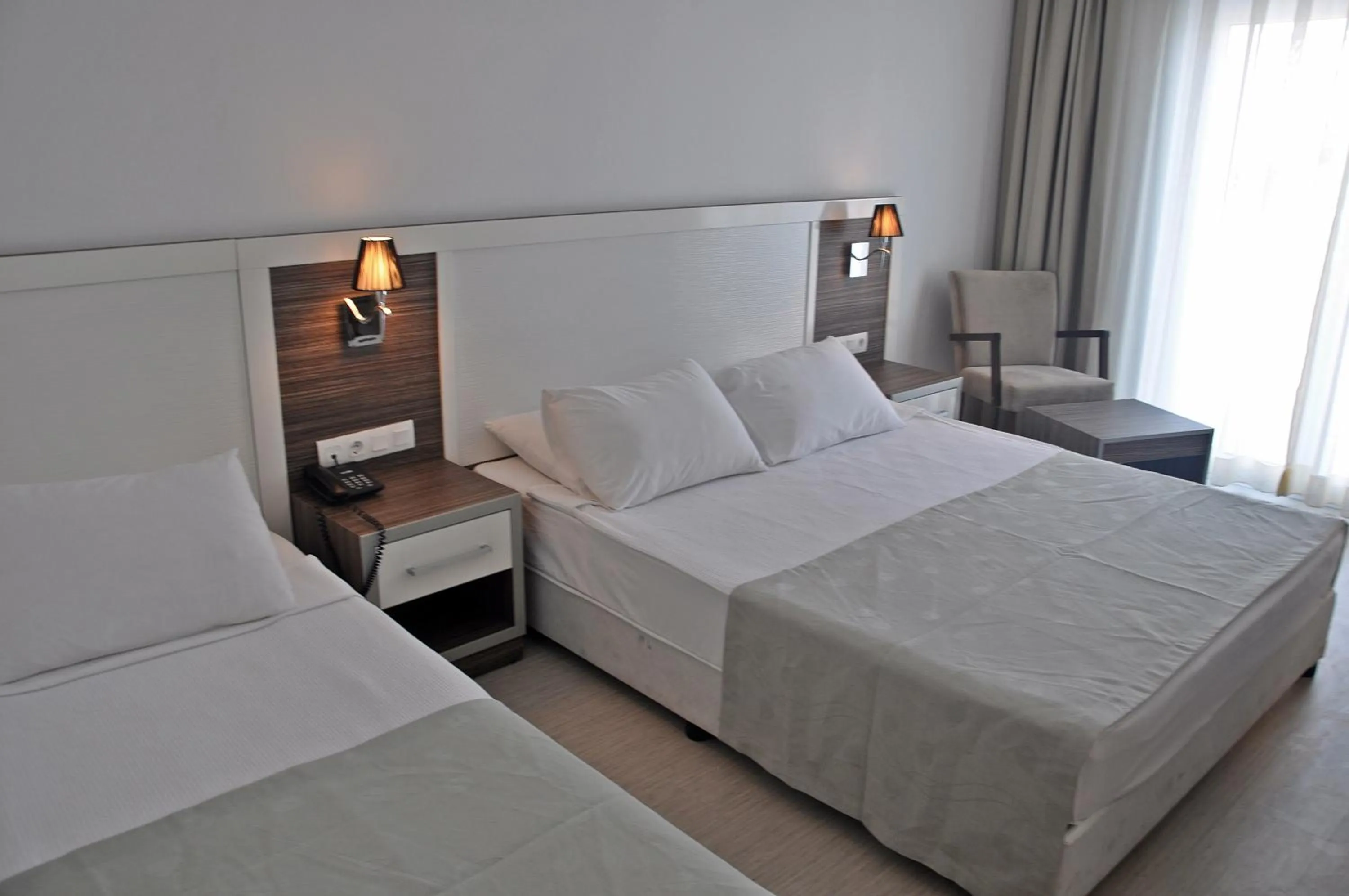 Bed in Club Shark Hotel