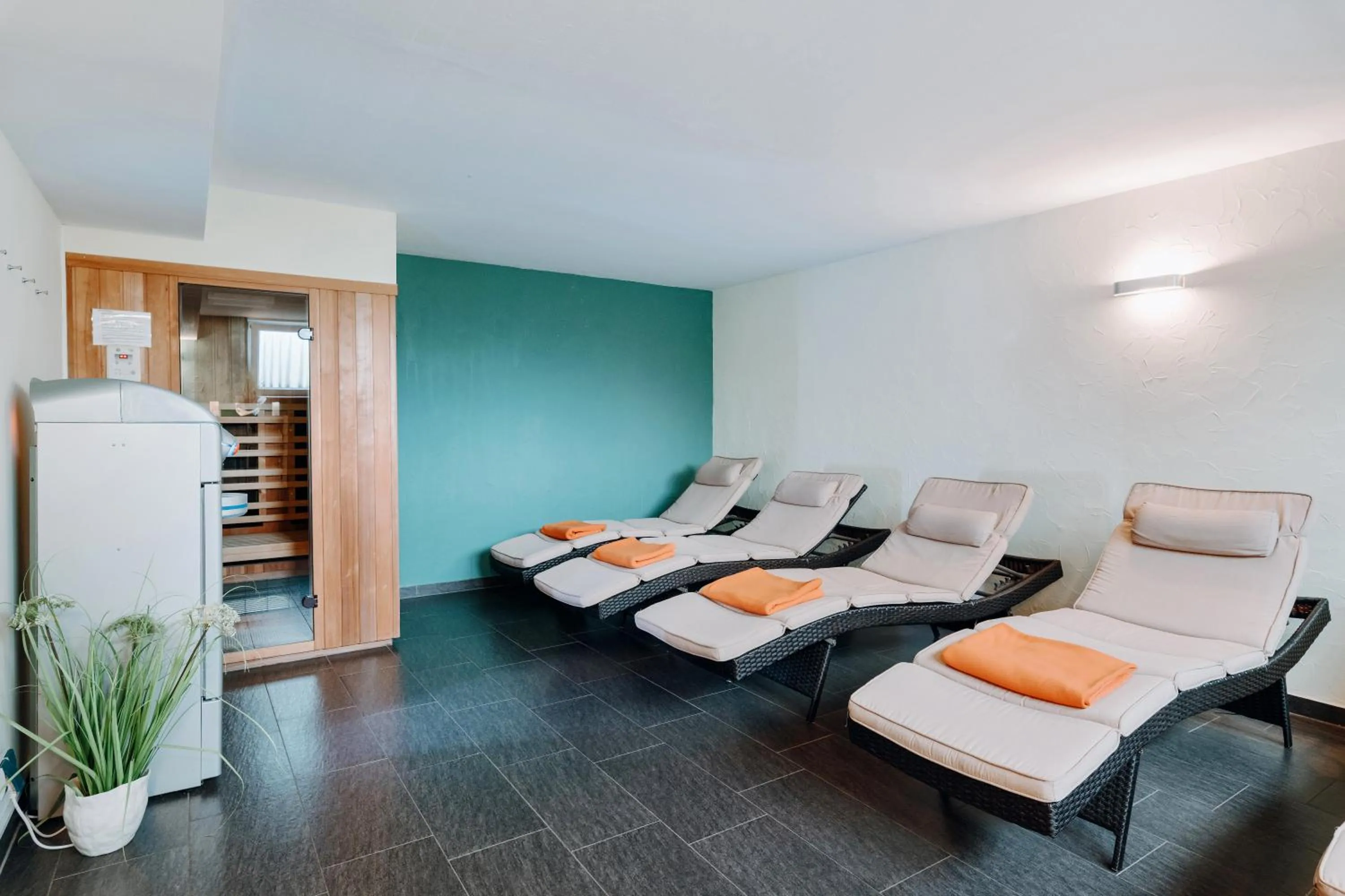 Sauna, Bed in Hotel Bloemfontein