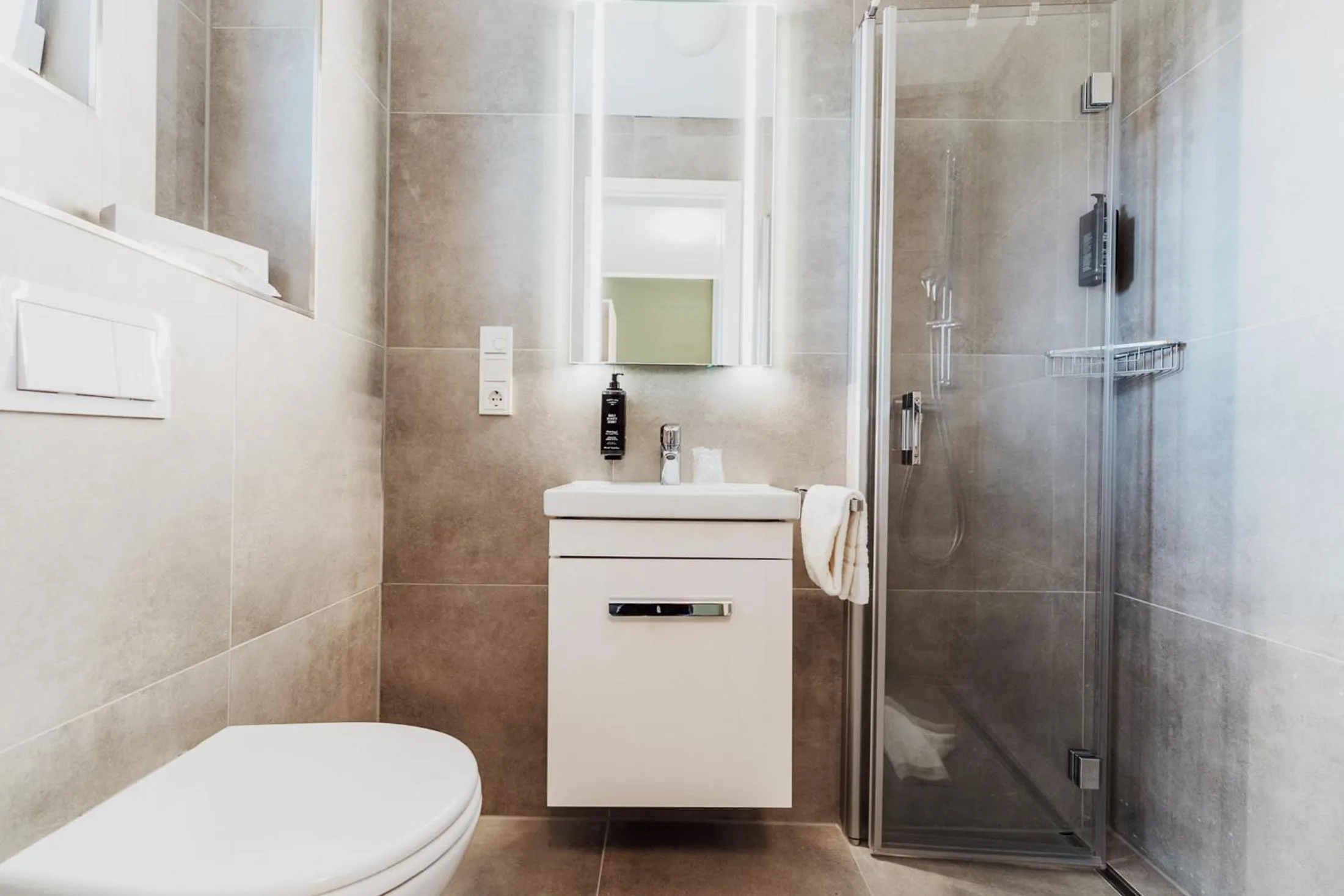 Shower in Hotel Bloemfontein