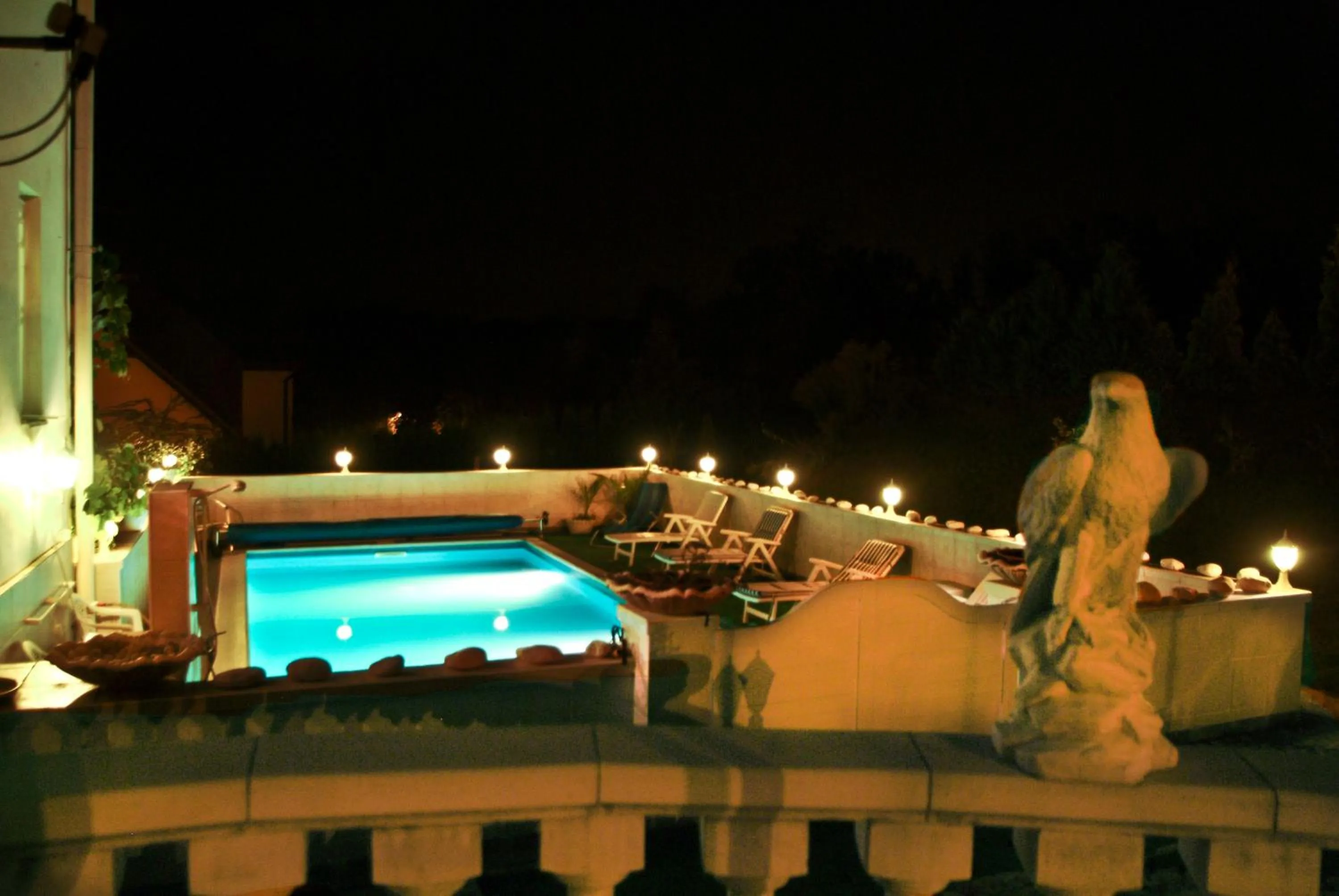 Swimming pool in Hotel Garni