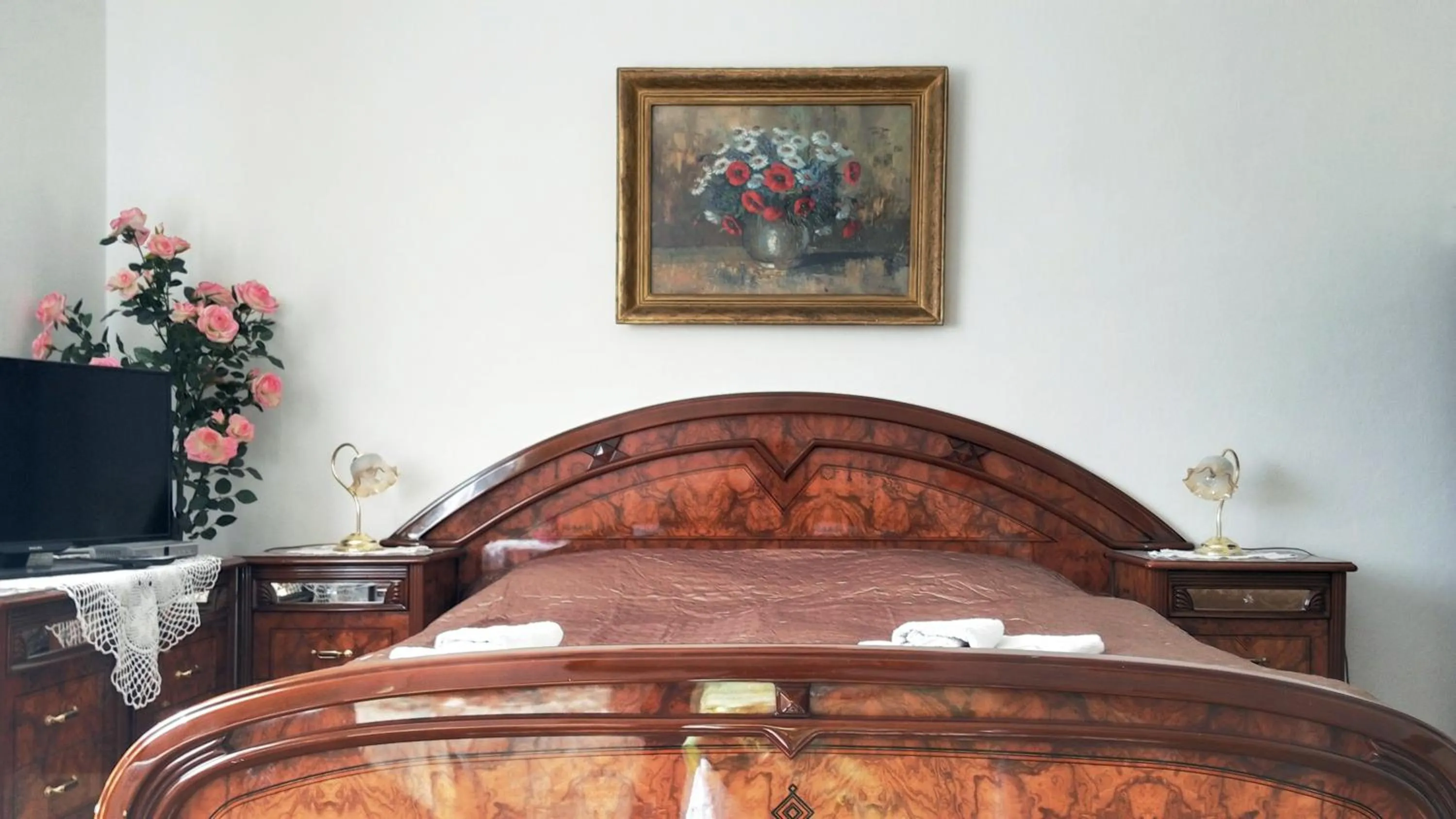 Bedroom, Bed in Hotel Garni